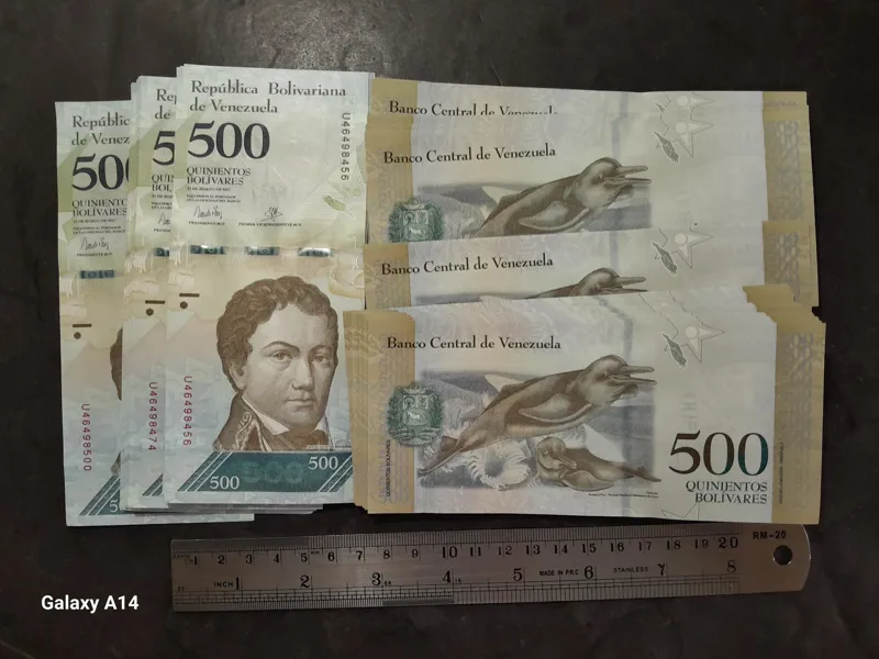 جفت اسکناس زیبای ونزوئلا / 500 بولیوار