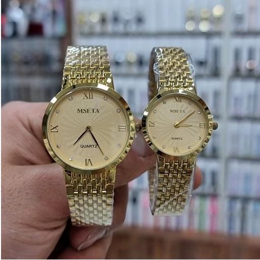 ست ساعت زنانه مردانه مستا (MESTA) طلایی