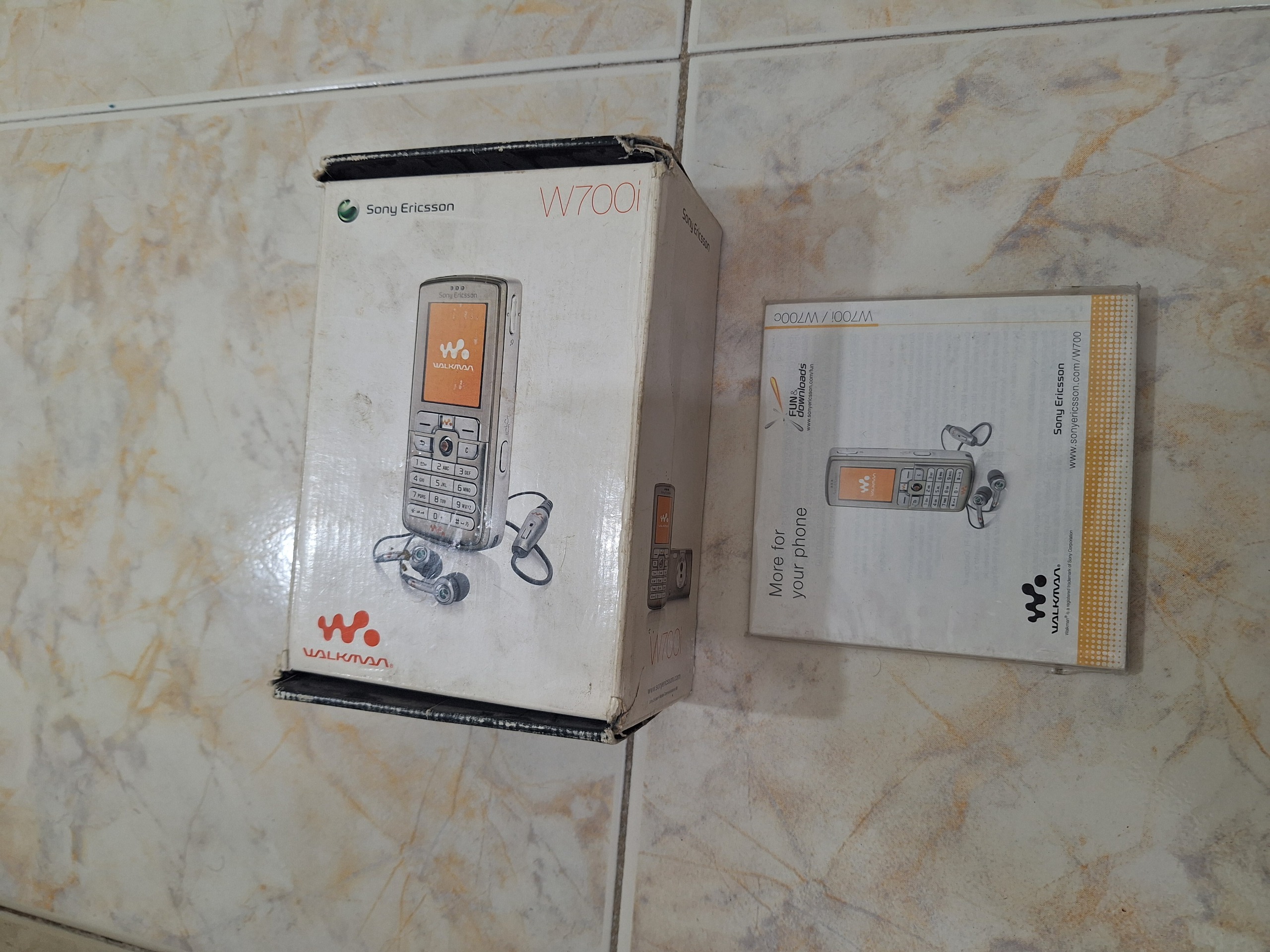 جعبه خالی سونی اریکسون w700