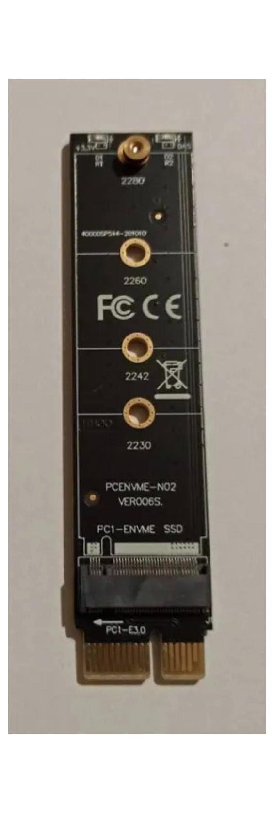 تبدیل m2 به pcie x1