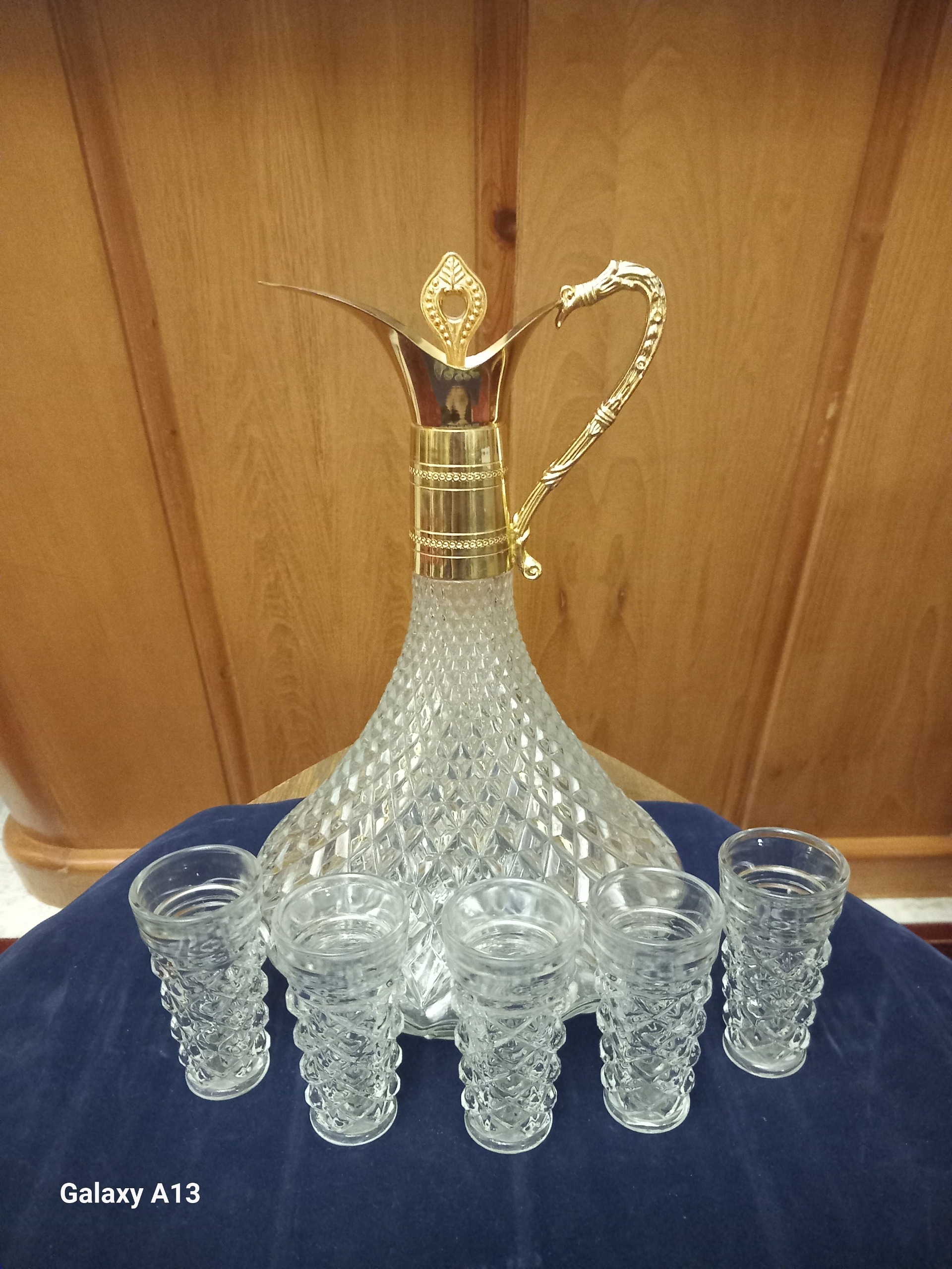 ایتالیایی/تنگ و 5 شات بسیار زیبا کریستال/ قدیمی