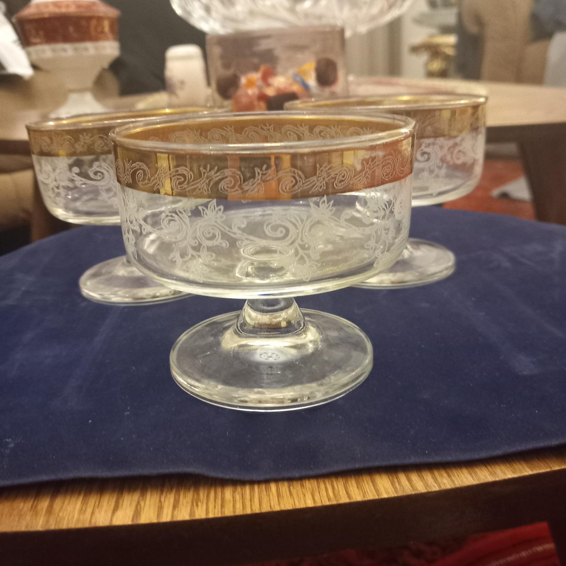 فرانسوی قدیمی بستنی خوری/ 3عدد/ آنتیک