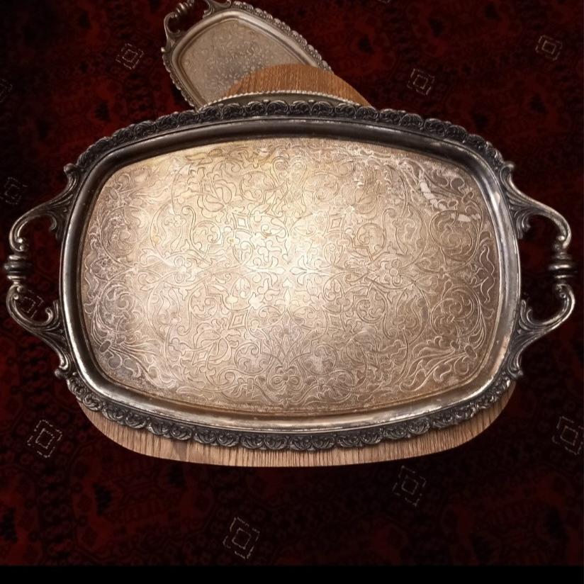 ایتالیایی/ سیلورپلیت قدیمی/ نقره عیار پایین/