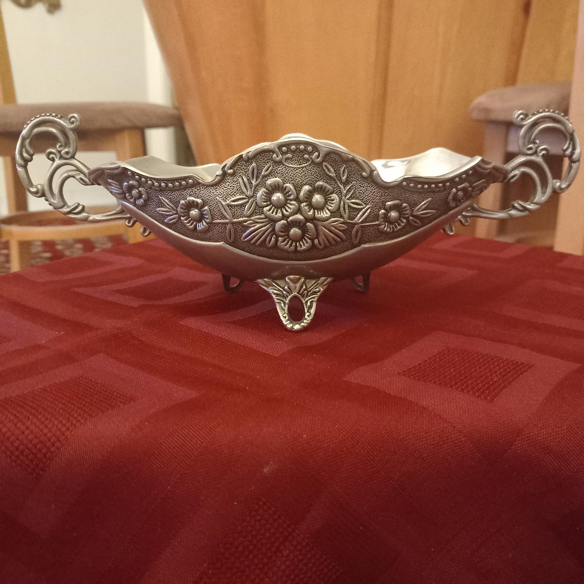 سیلورپلیت قدیمی/ شکلات خوری یا کشکول کوچک سیلور