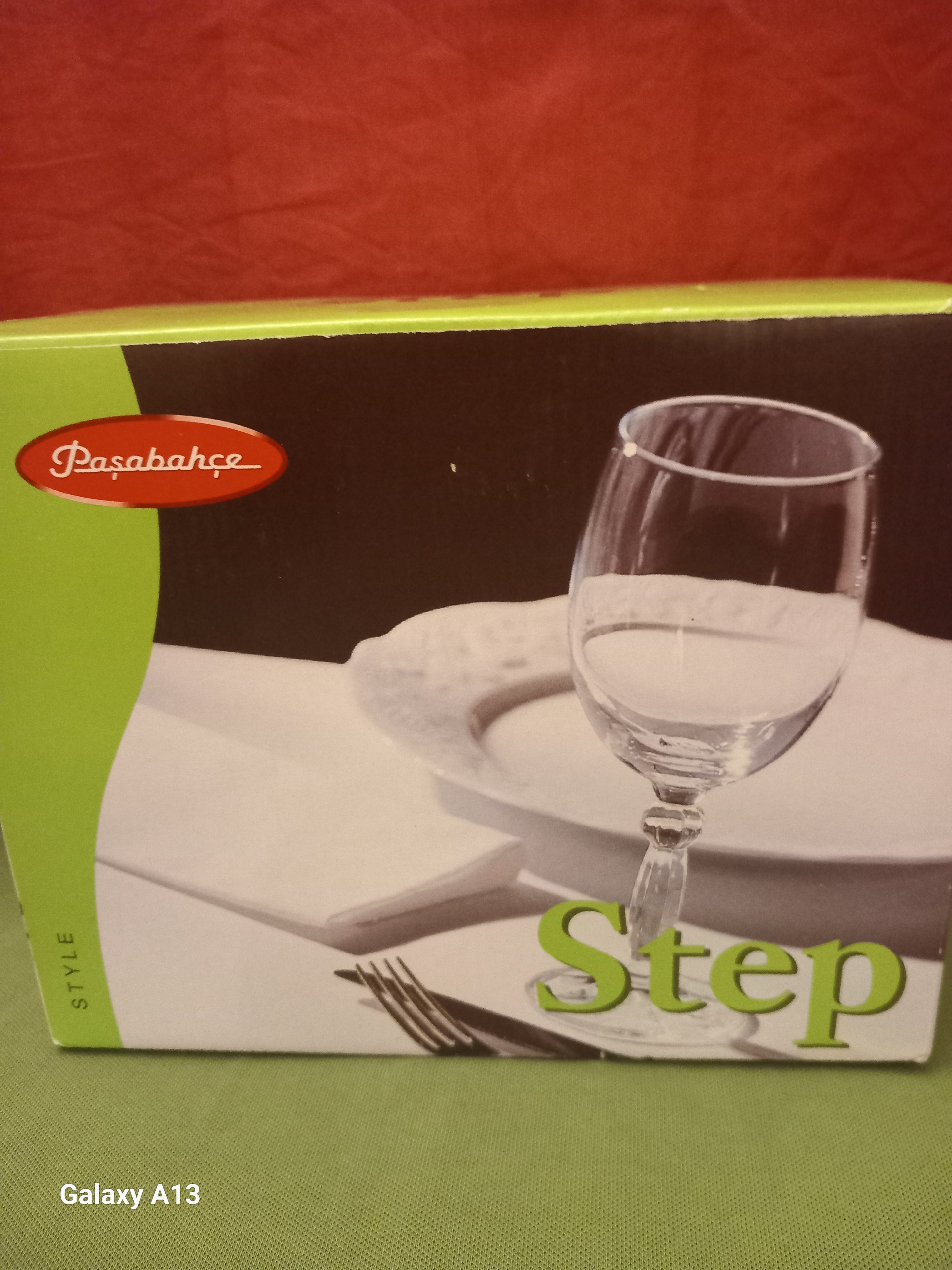 گیلاس پاشا باغچه ترکیه/ جام مدل step/ دست 6عددی