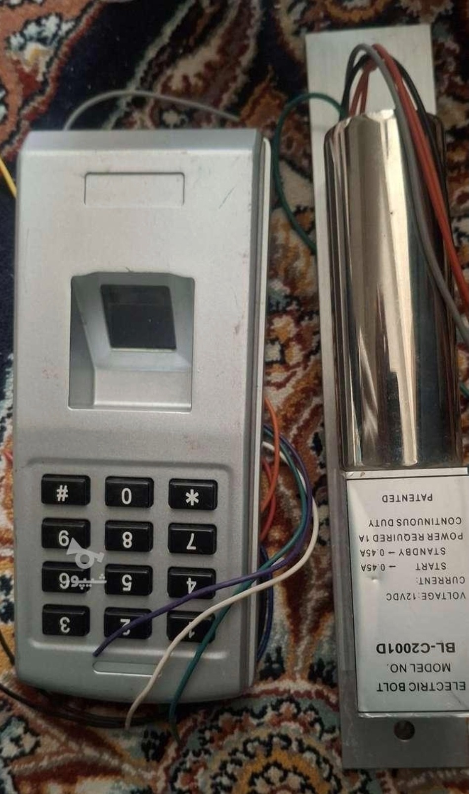 دربازکن اثرانگشت آک