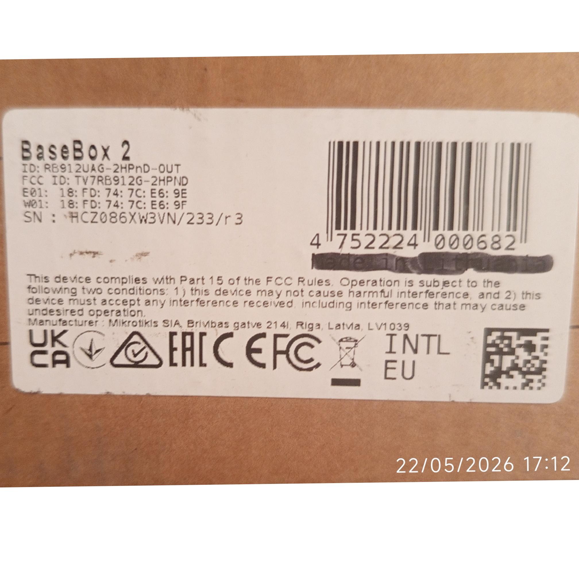 رادیو وایرلس base box 2