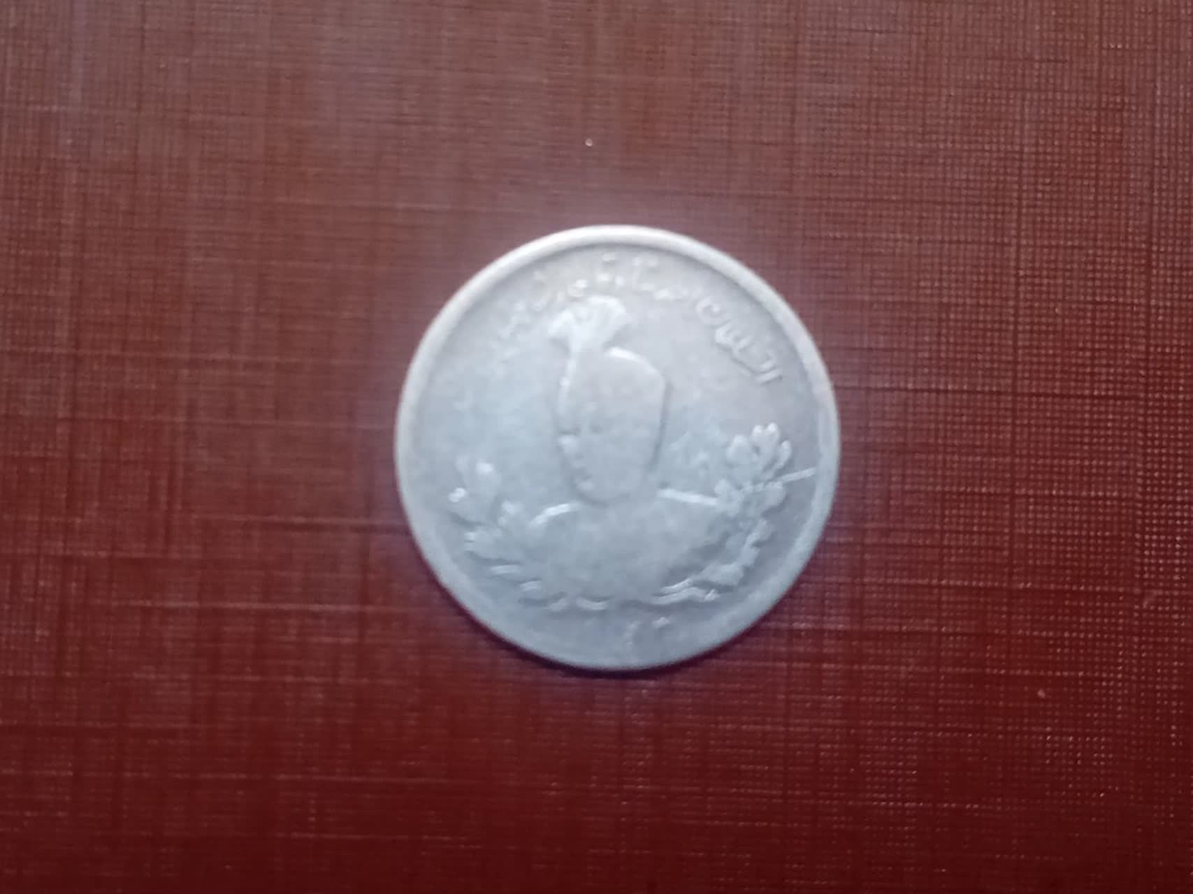سکه نقره500دیناری تصویری احمدشاه قاجار