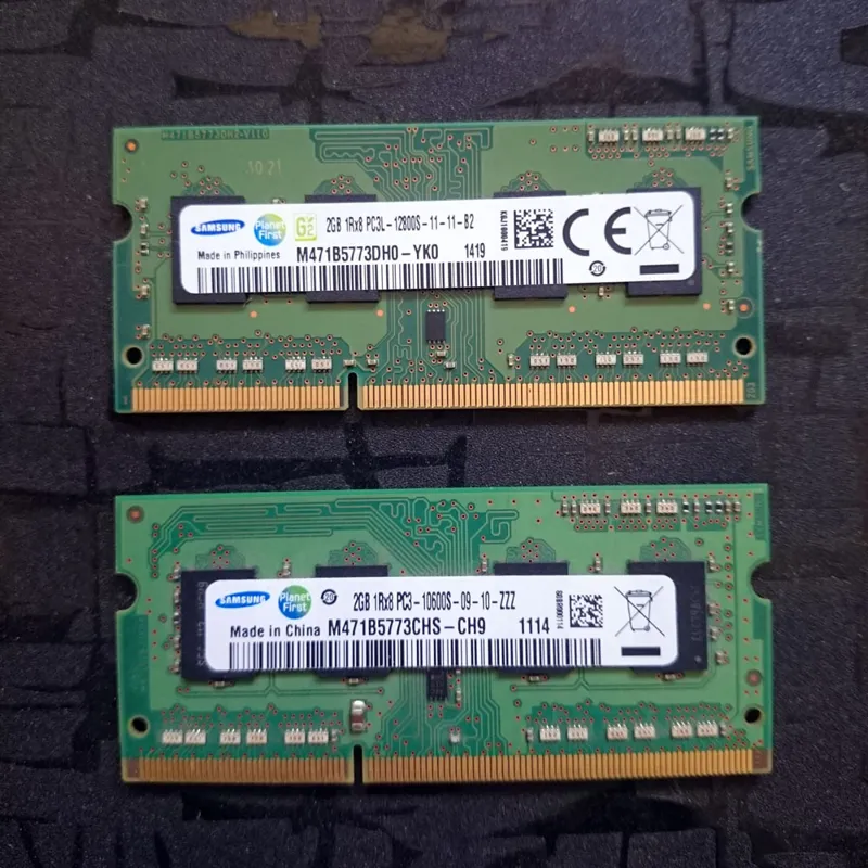 رم لپ تاپ 2GB DDR3 سامسونگ