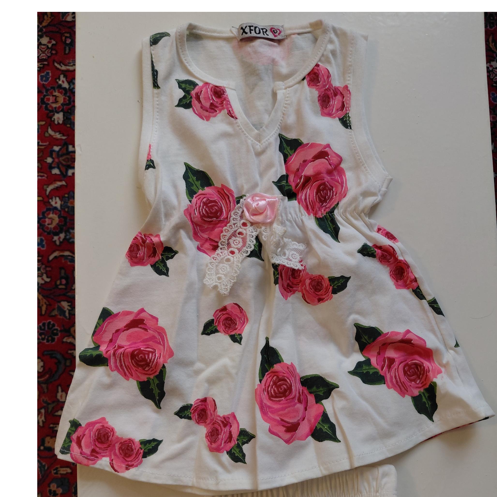 پیراهن و شورت دخترانه نوزاد