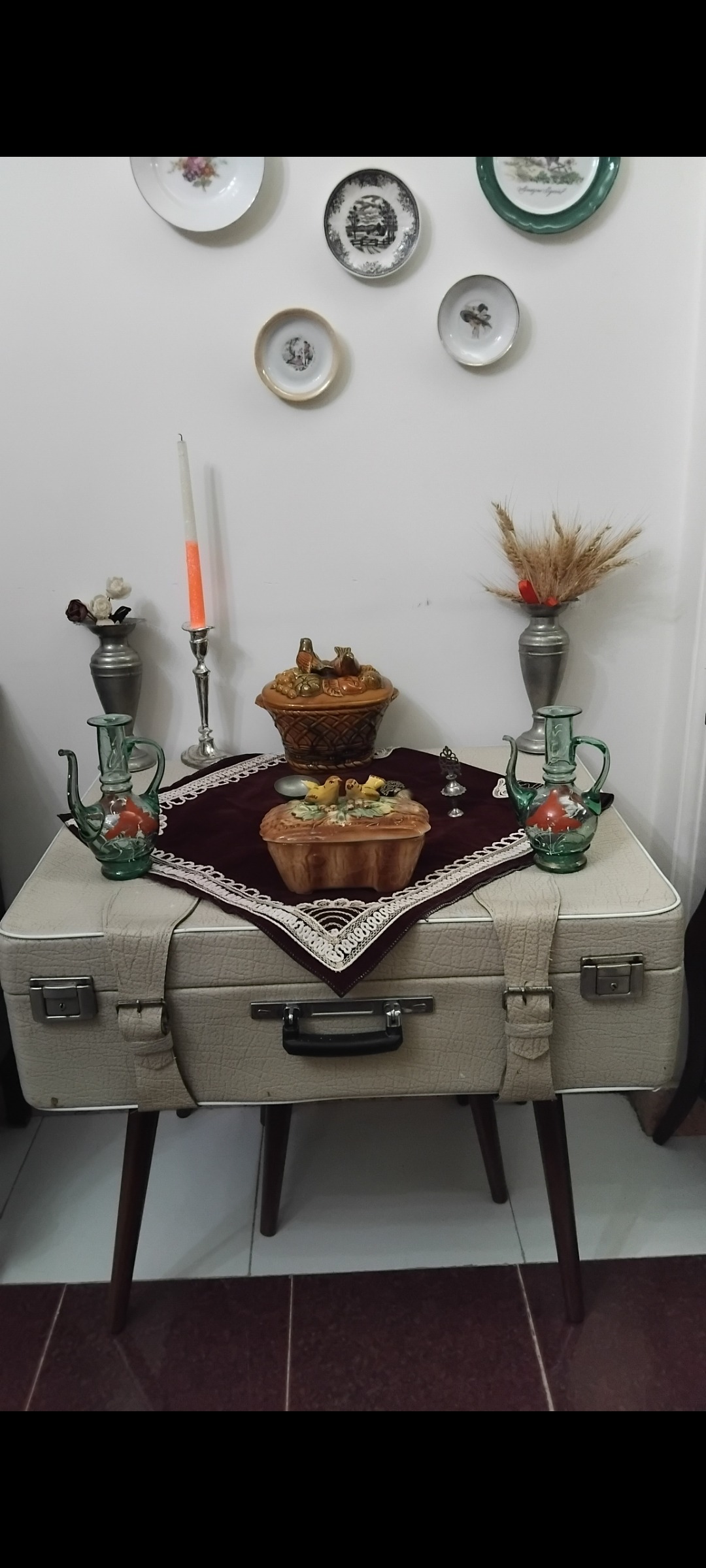 چمدان بزرگ قدیمی سالم