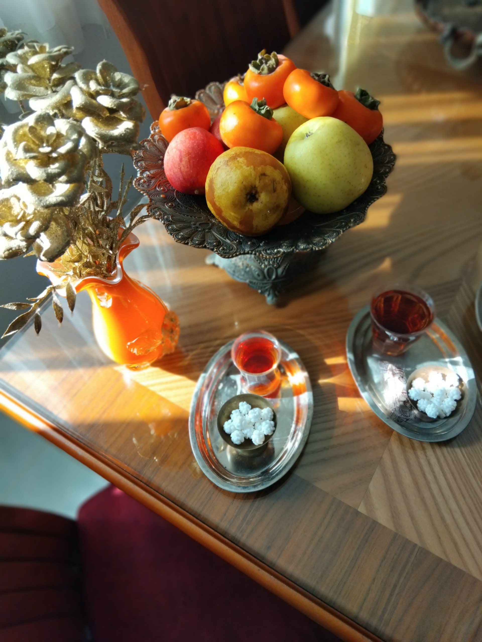 سینی فرمایشی قاجاری