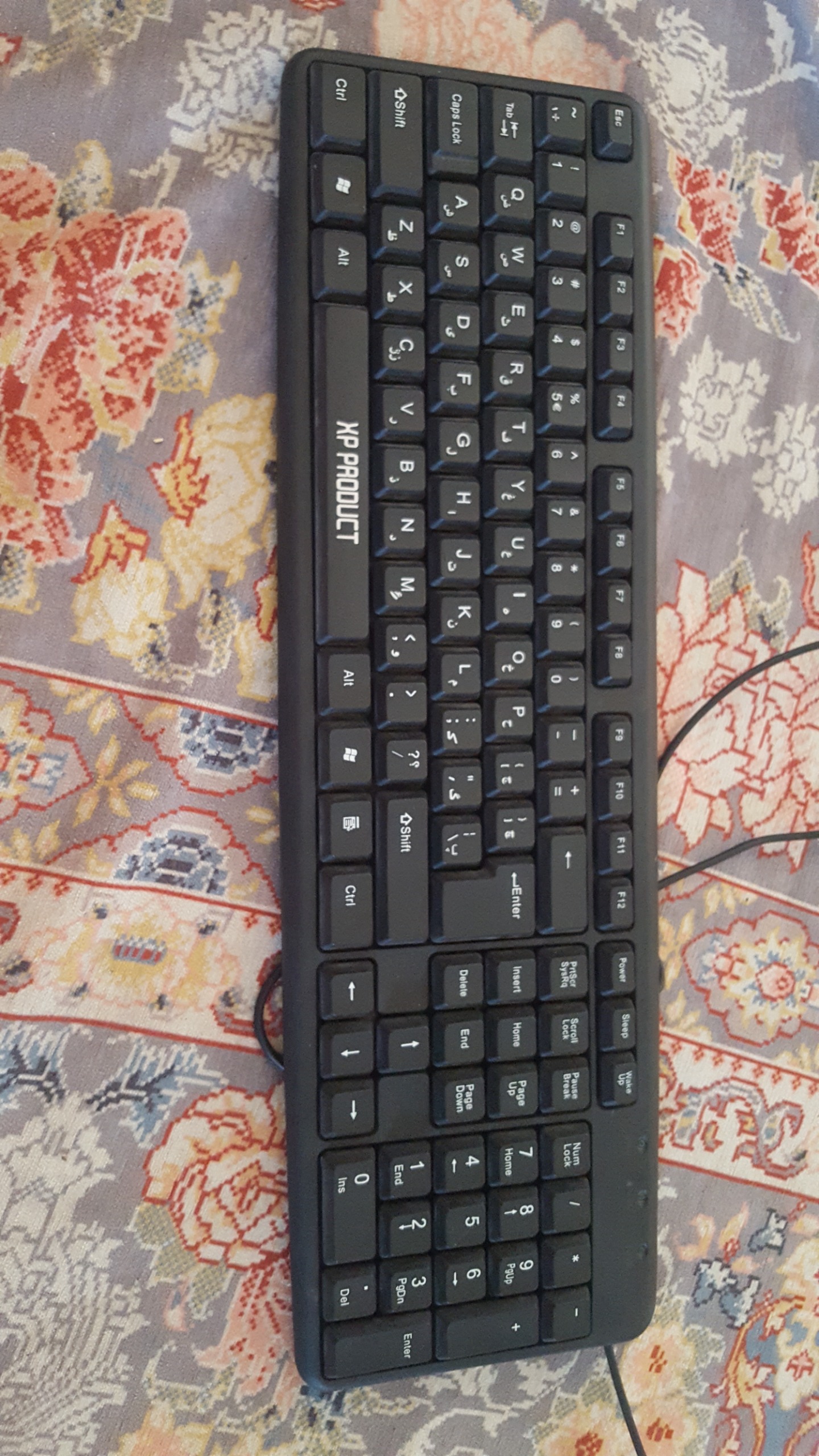 کیبورد تست شده سالمxp productو usb
