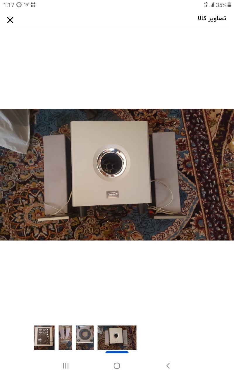 اسپیکر مارشال تمیز وتست شده
