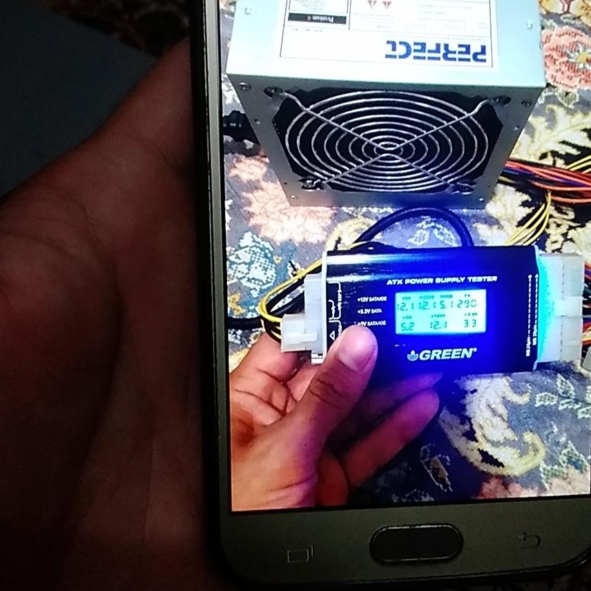 پاور فن بزرگ پرفکت 24پین با توضیحات