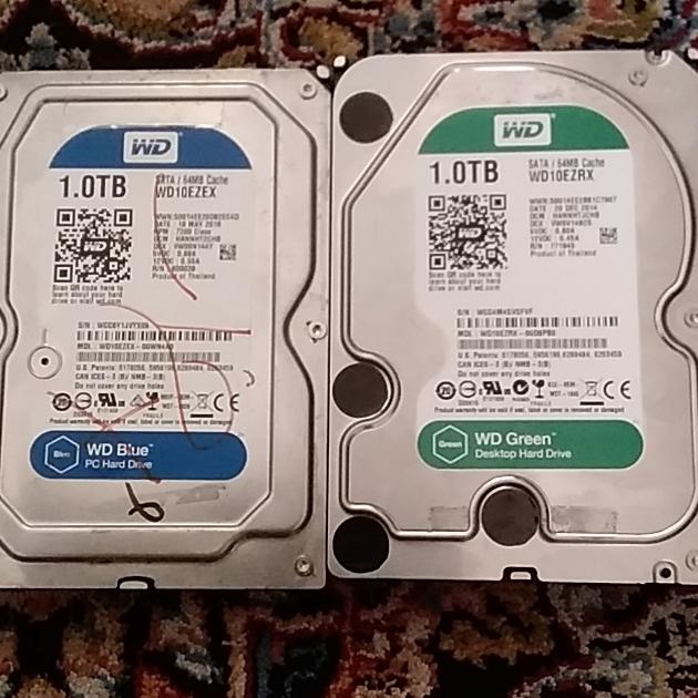 پک دو عددی هارد یک ترا بایت نیاز به تعمیر