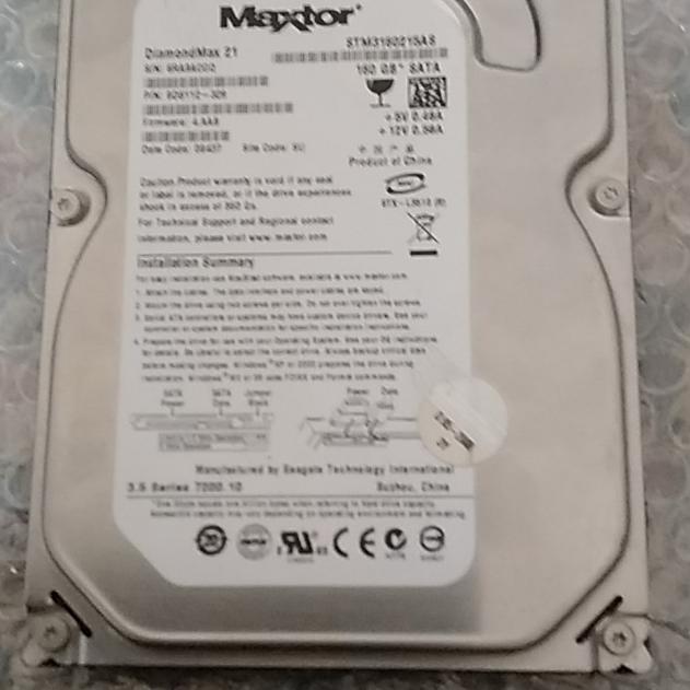 هارد مکستور 160 گیگ سلامت 98