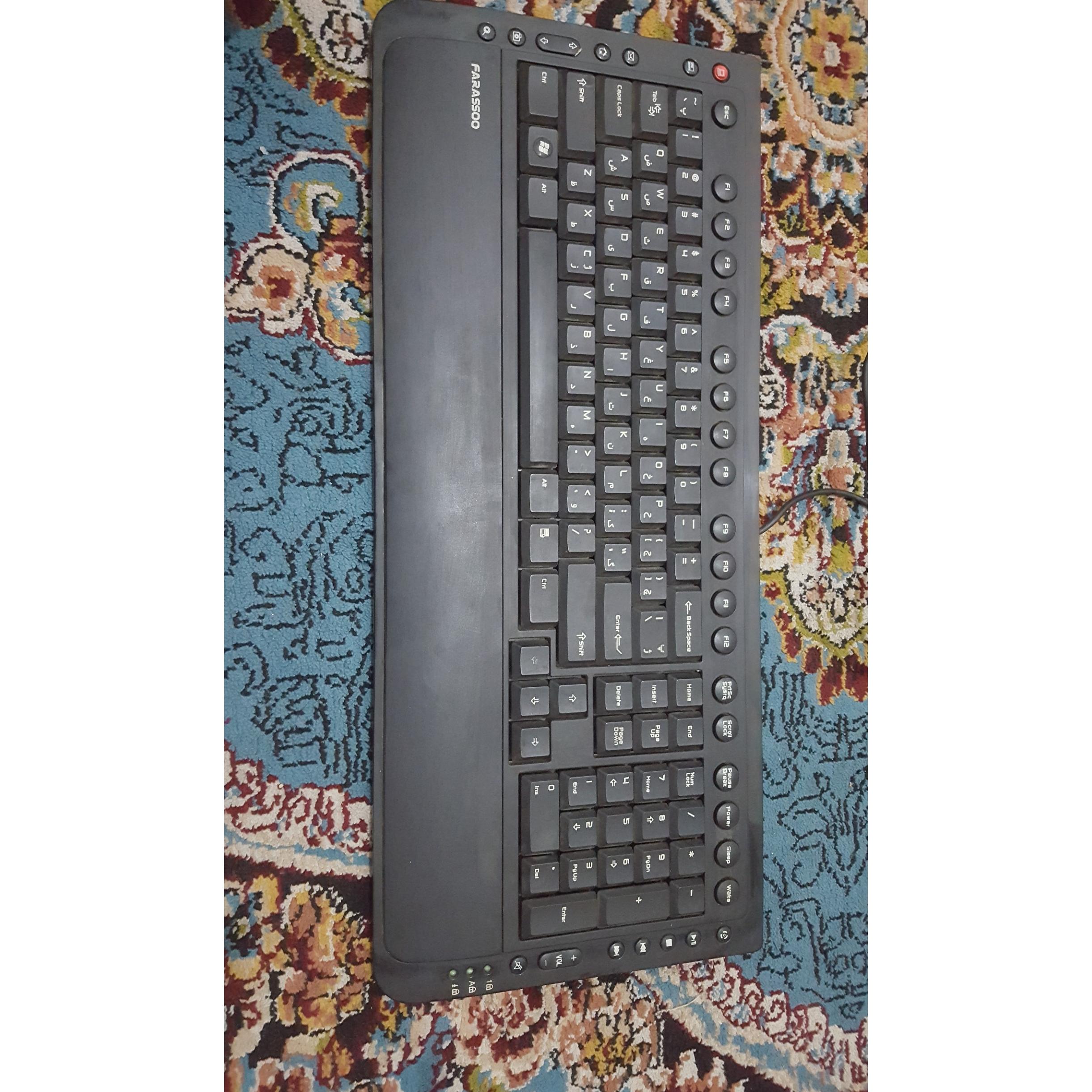 کیبورد فراسوusbتست شده مدل9100