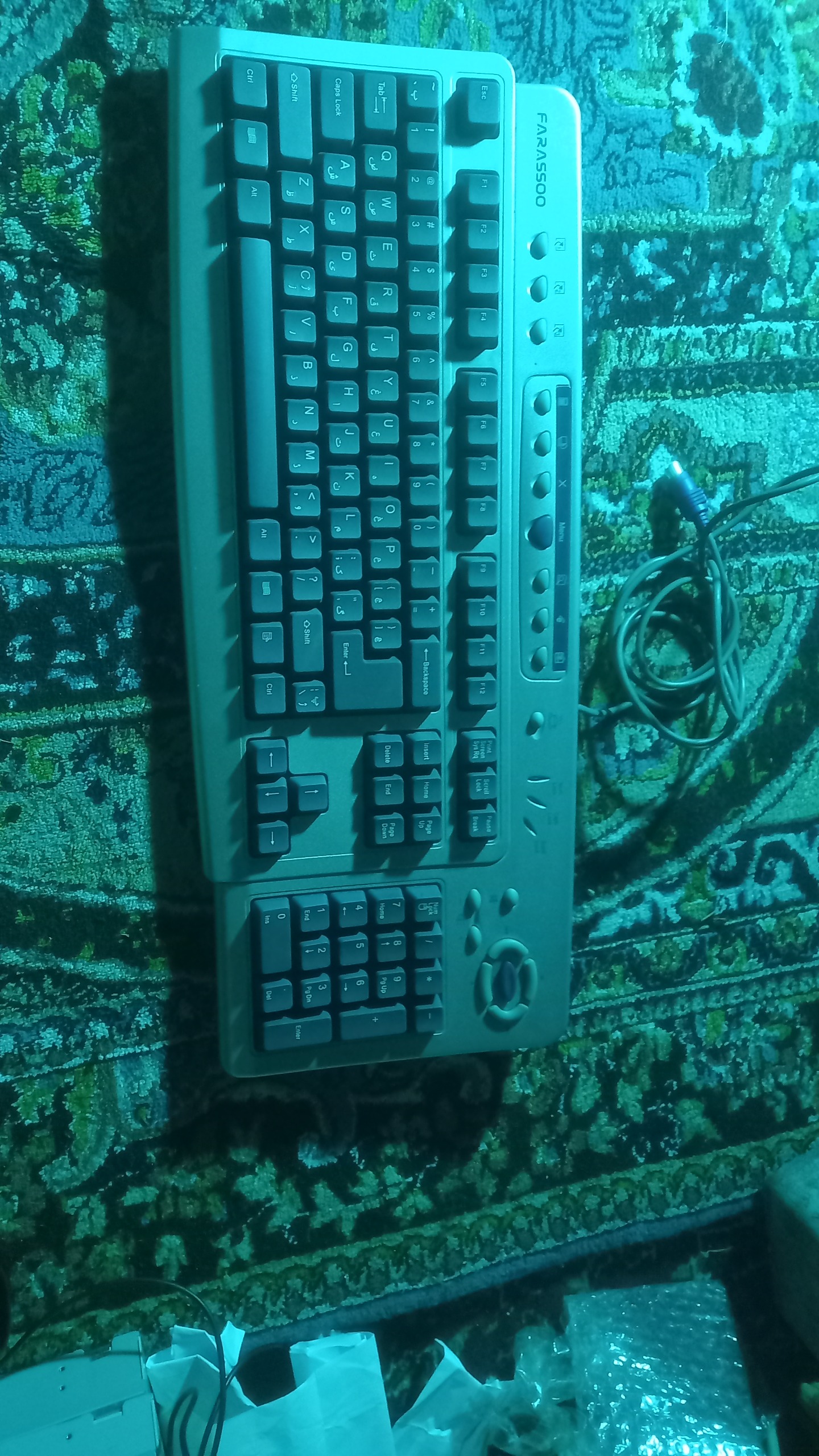 کیبورد فراسو مدل fcr-8100 ps2تست شده سالم