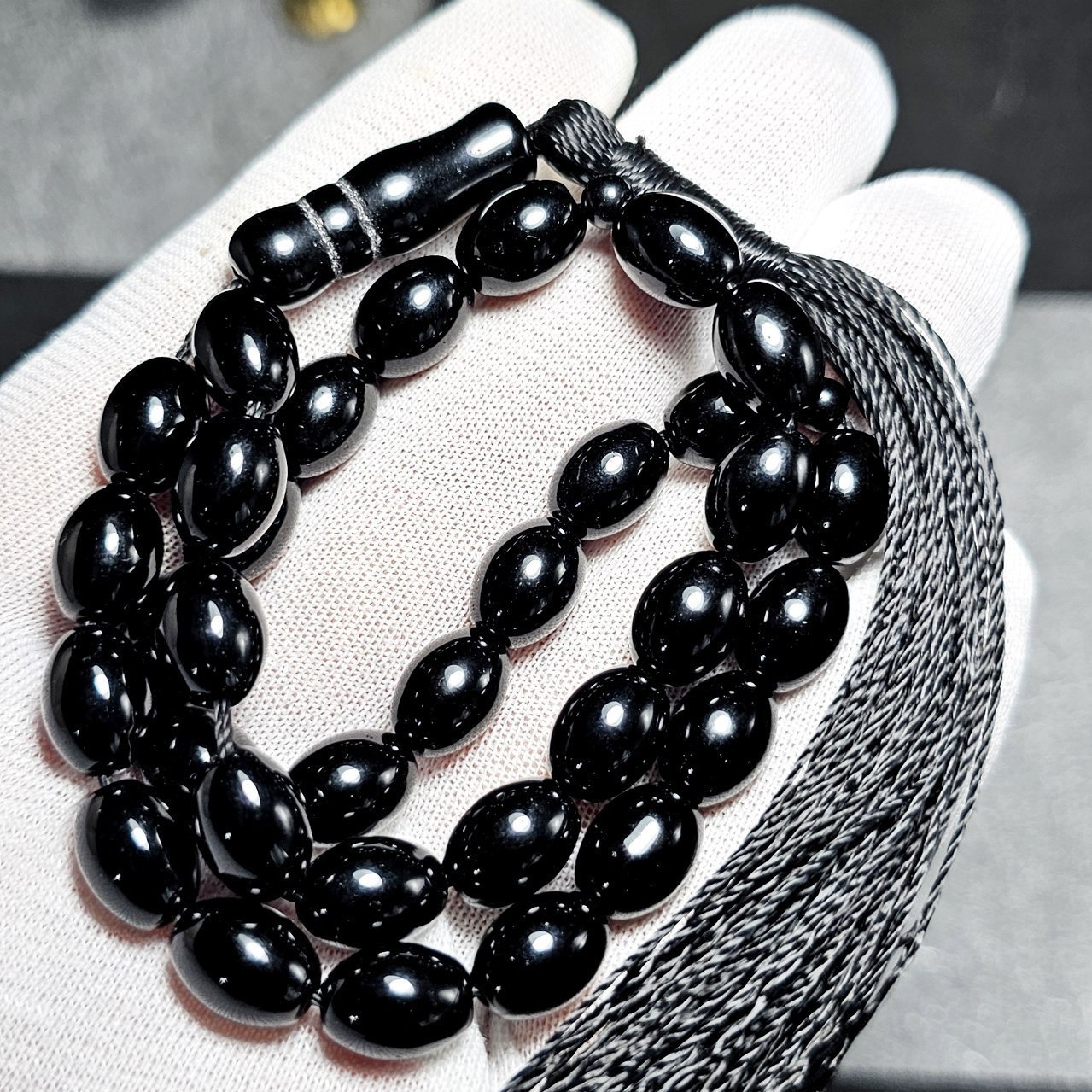  تسبیح 33 دانه اونیکس معدنی کد  10485