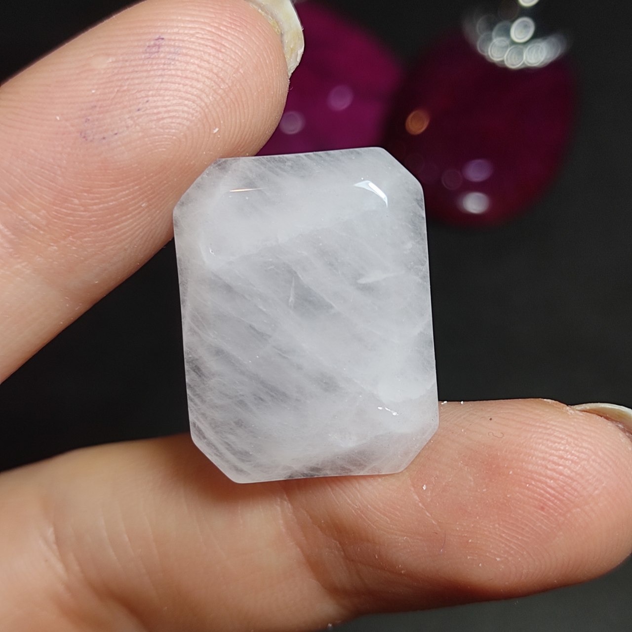 نگین سنگ رزکوارتز معدنی کد 10003