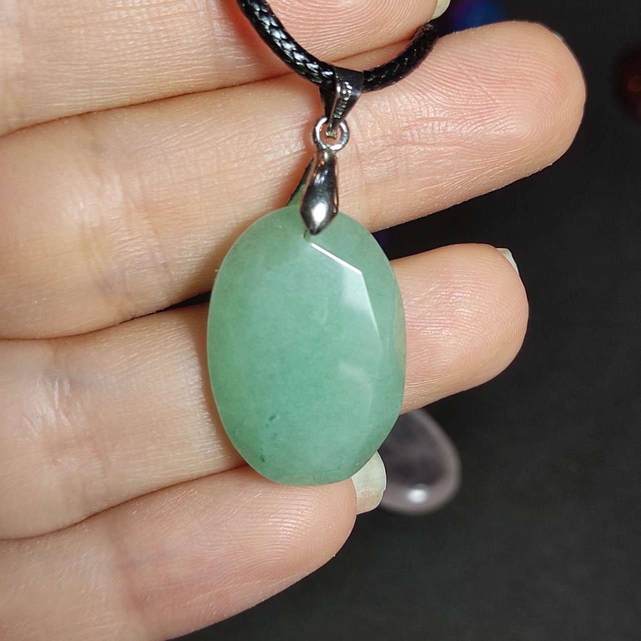  گردنبند سنگ اونتورین معدنی کد 10036