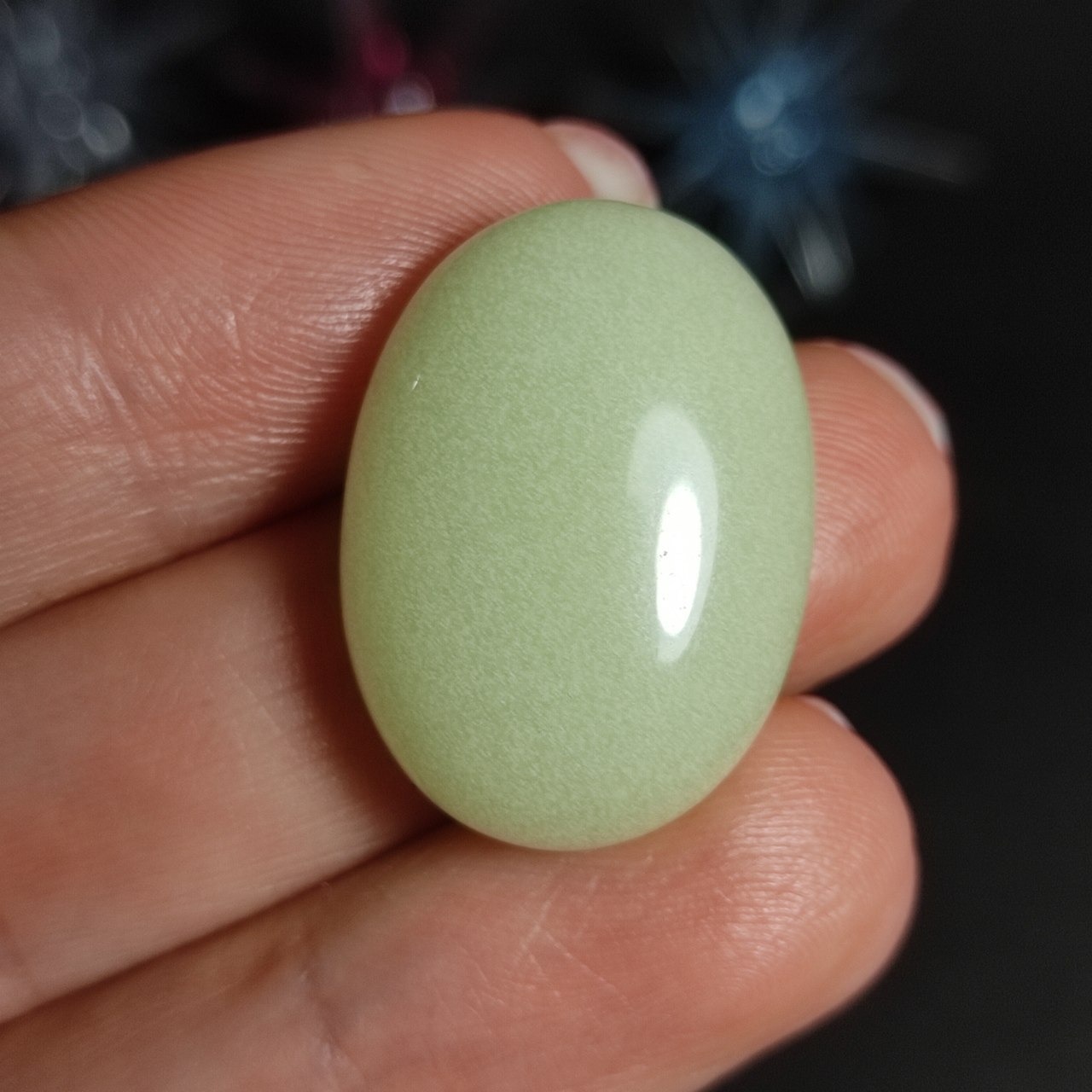 نگین درشت سنگ شب چراغ کد 10126