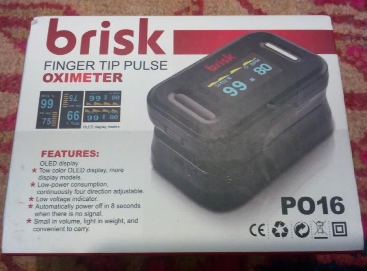 پالس اکسیمتر مدل brisk