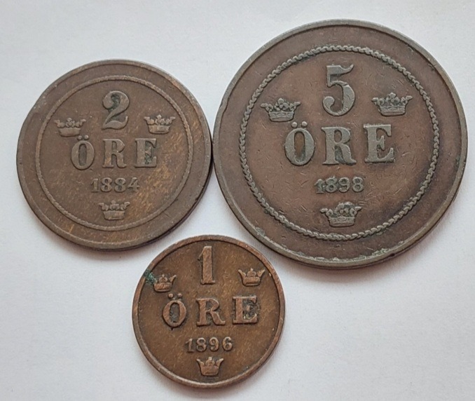 ست سکه های سوئد (نایاب)