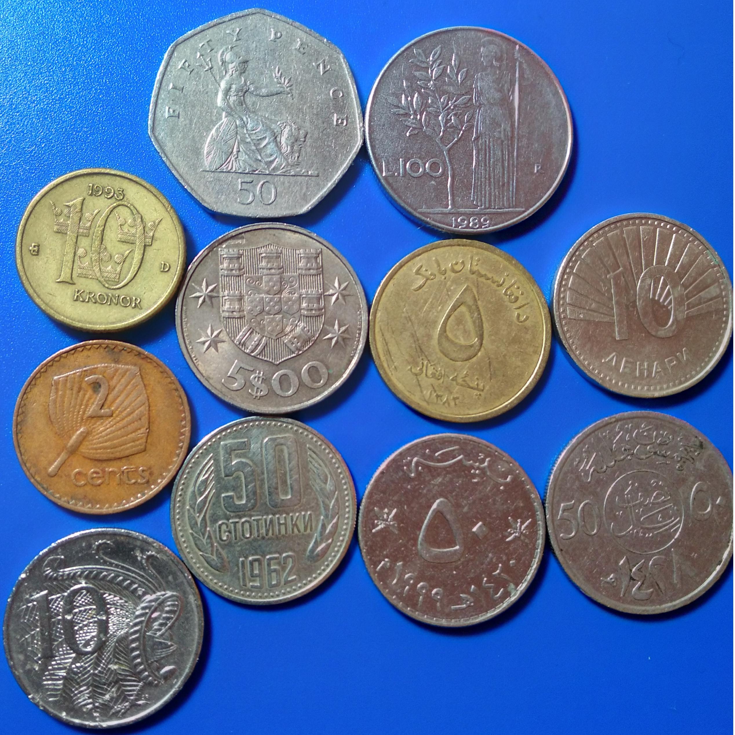 24سکه خارجی از 24 کشور بعلاوه هدیه