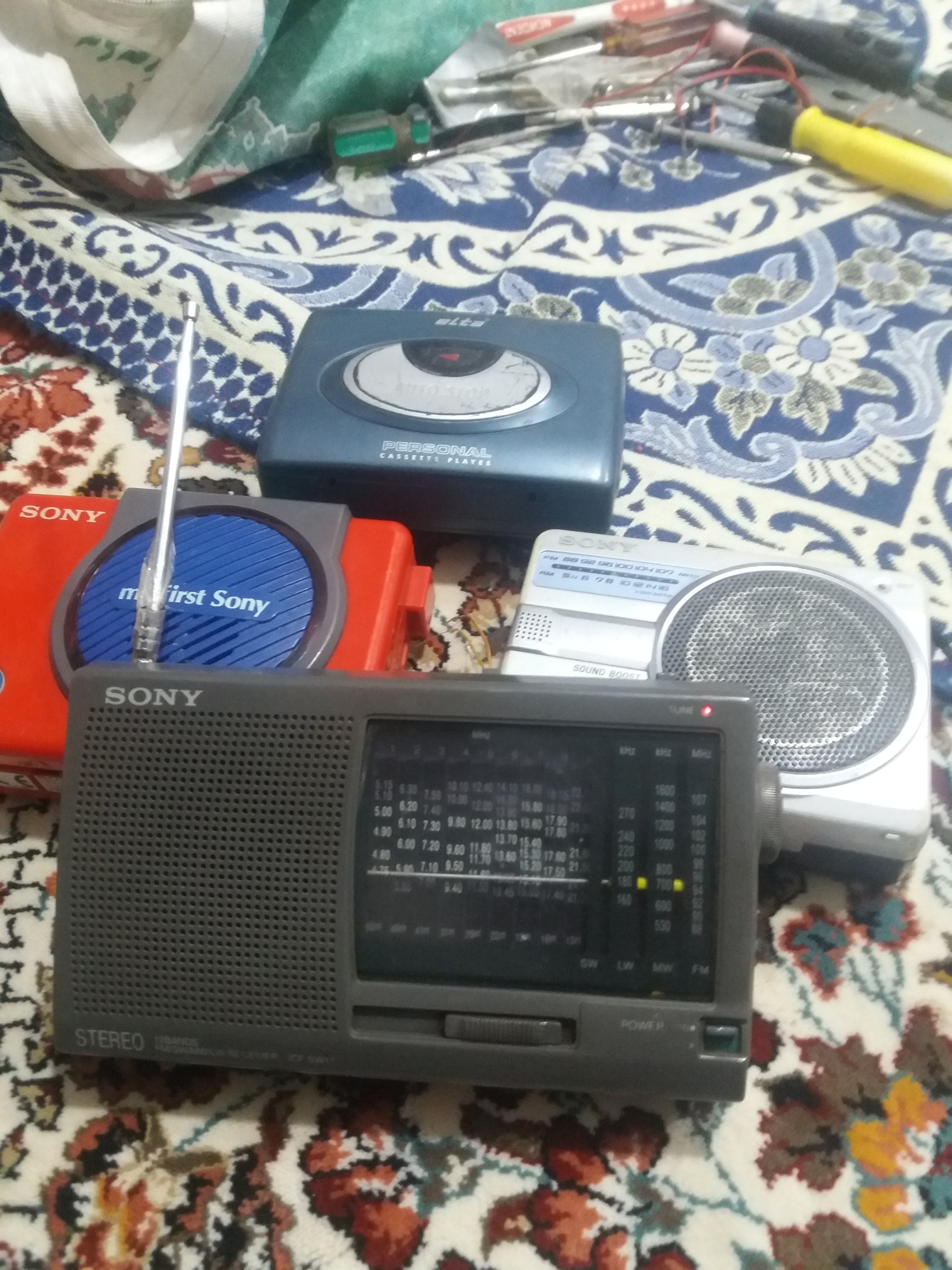 رادیو 12 موج استریو سونی ژاپن اصلی و معروف