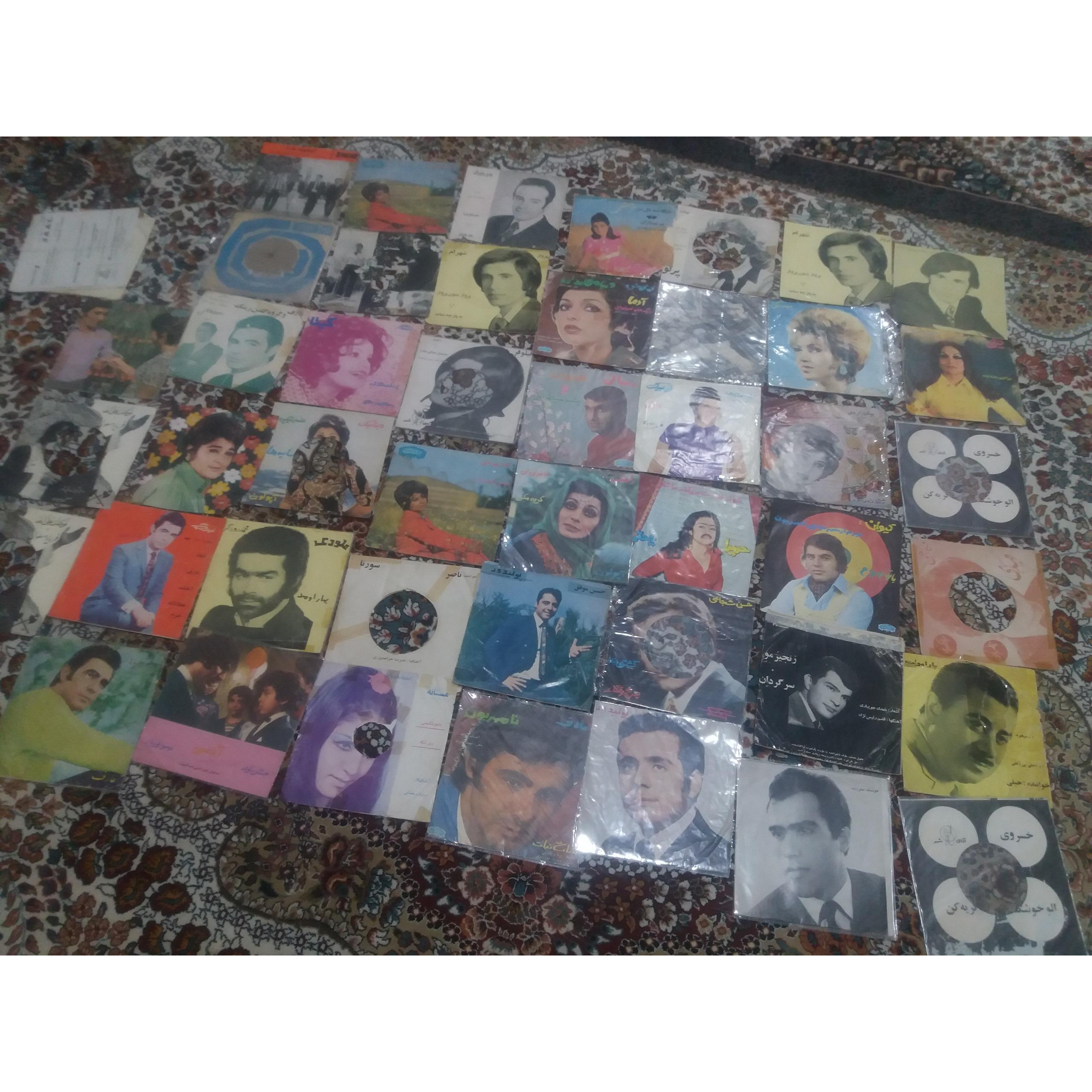 46 عدد کاور صفحه گرام گرامافون 80 کاور نوار کاست