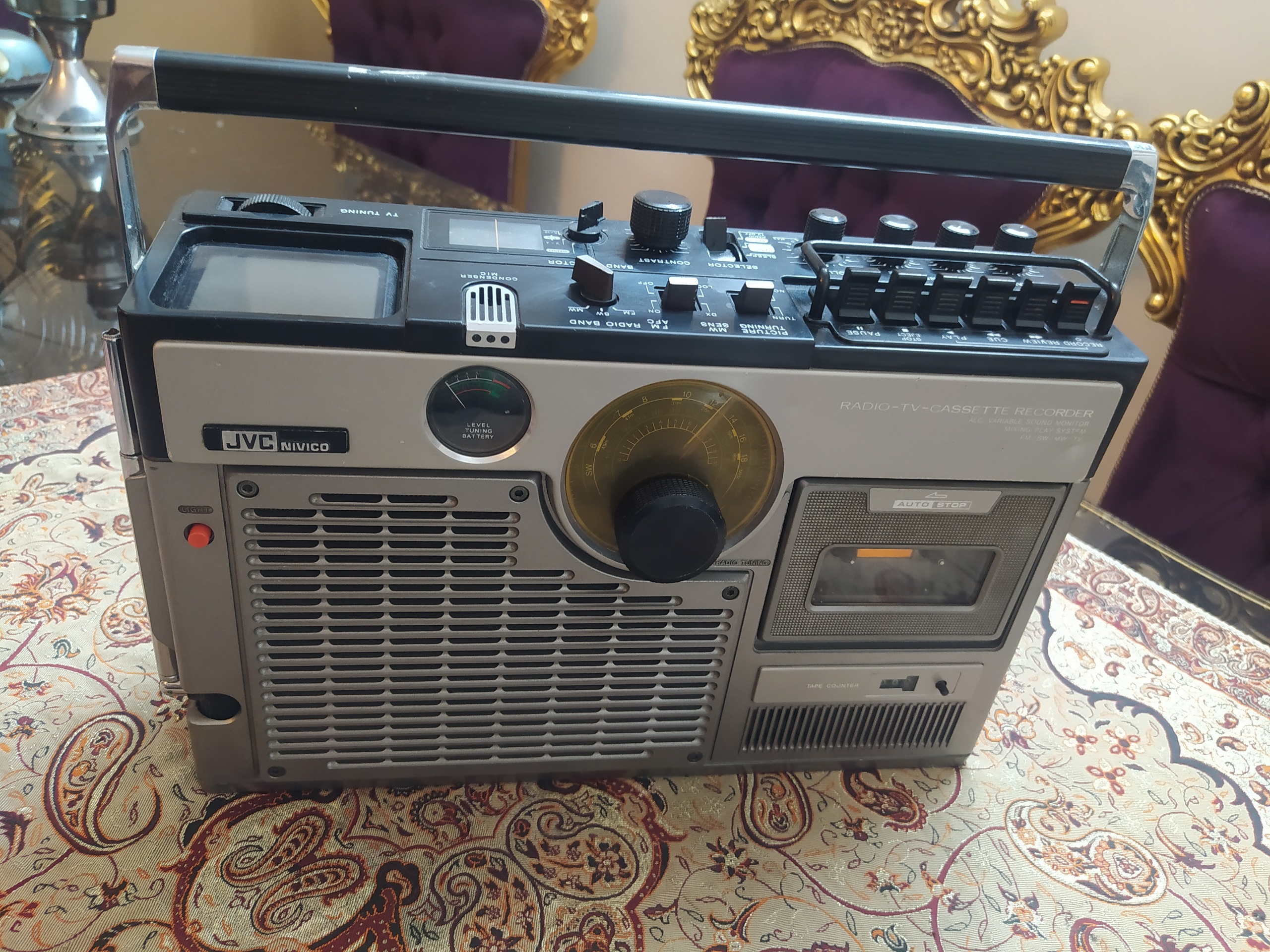 رادیوضبط tv,عتیقه jvc شاهکار با کیفیت بی نظیر