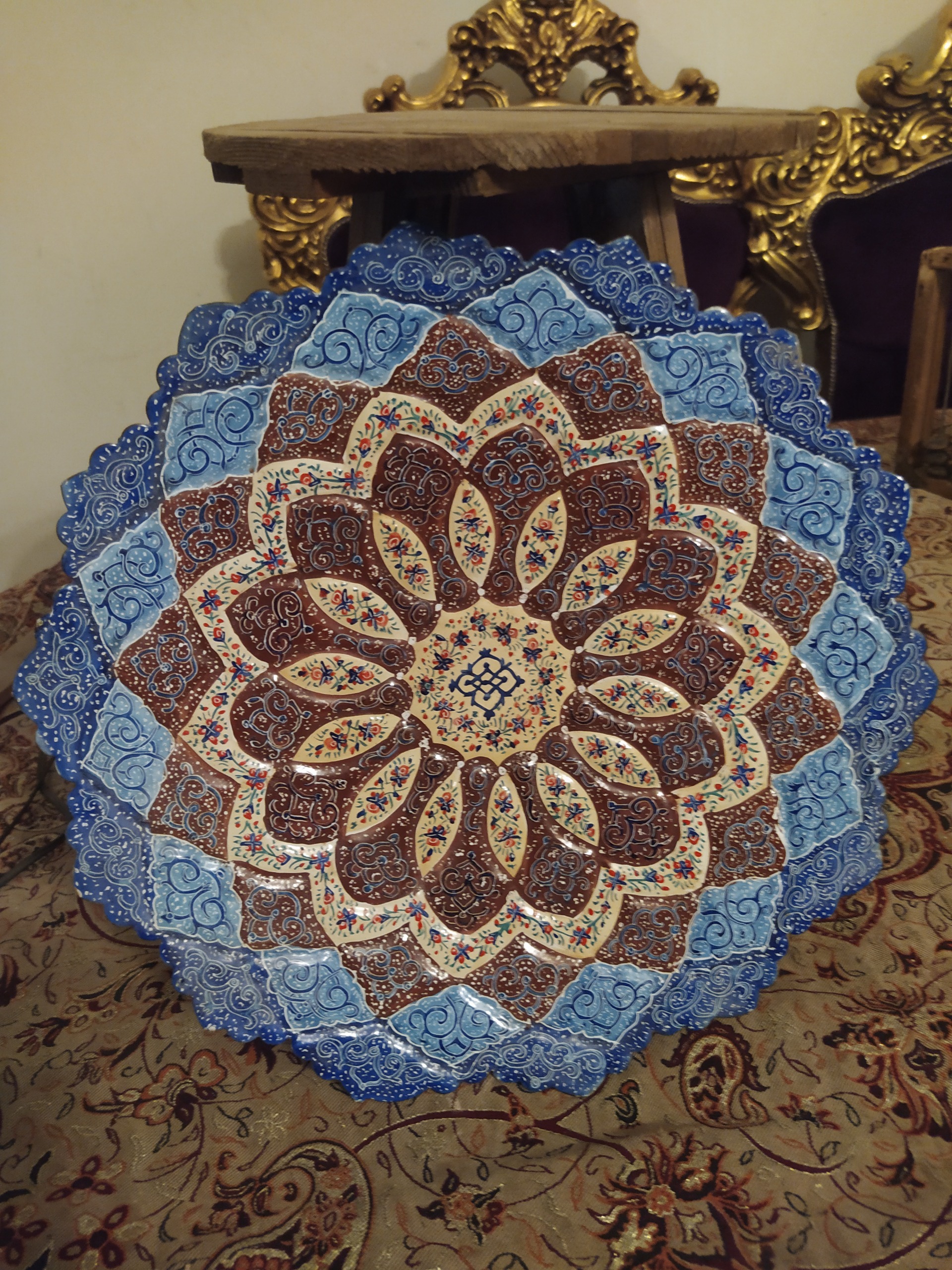 دیوار کوب مسی زیبا