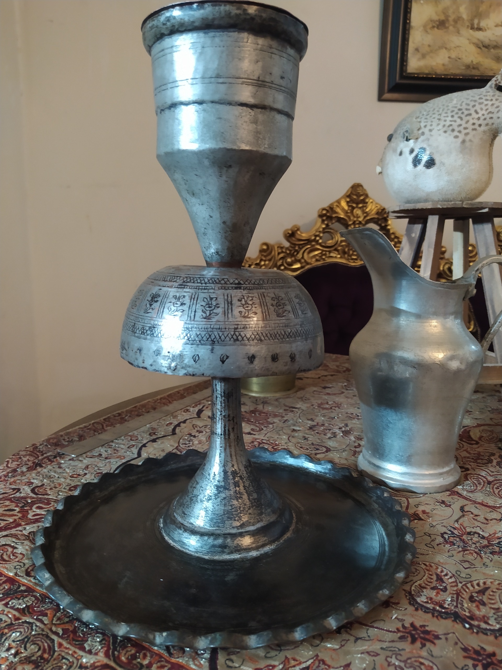 پیسوز قاجاری مسی آنتیک و عتیقه