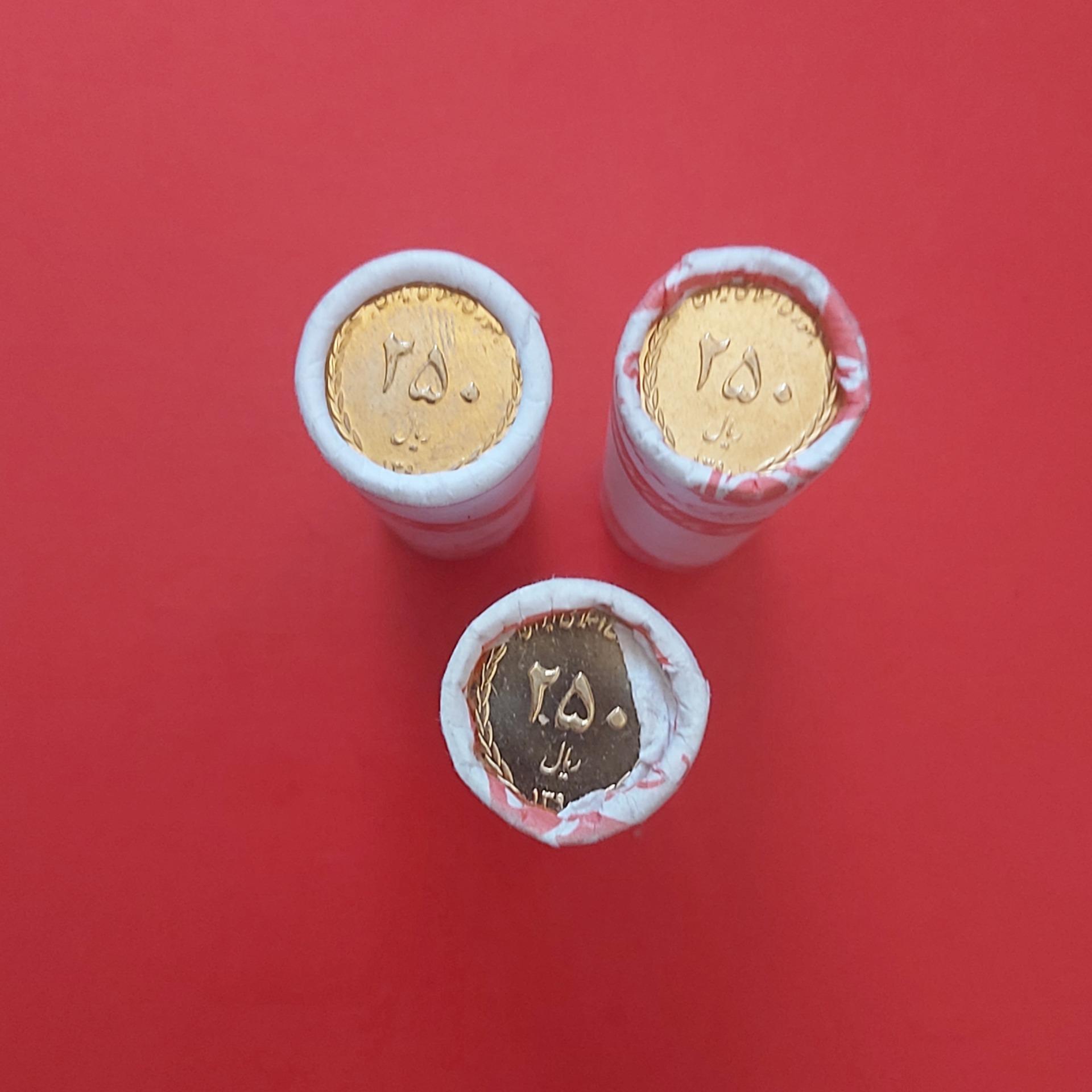 250 ریالی فیضیه رول 3 عدد