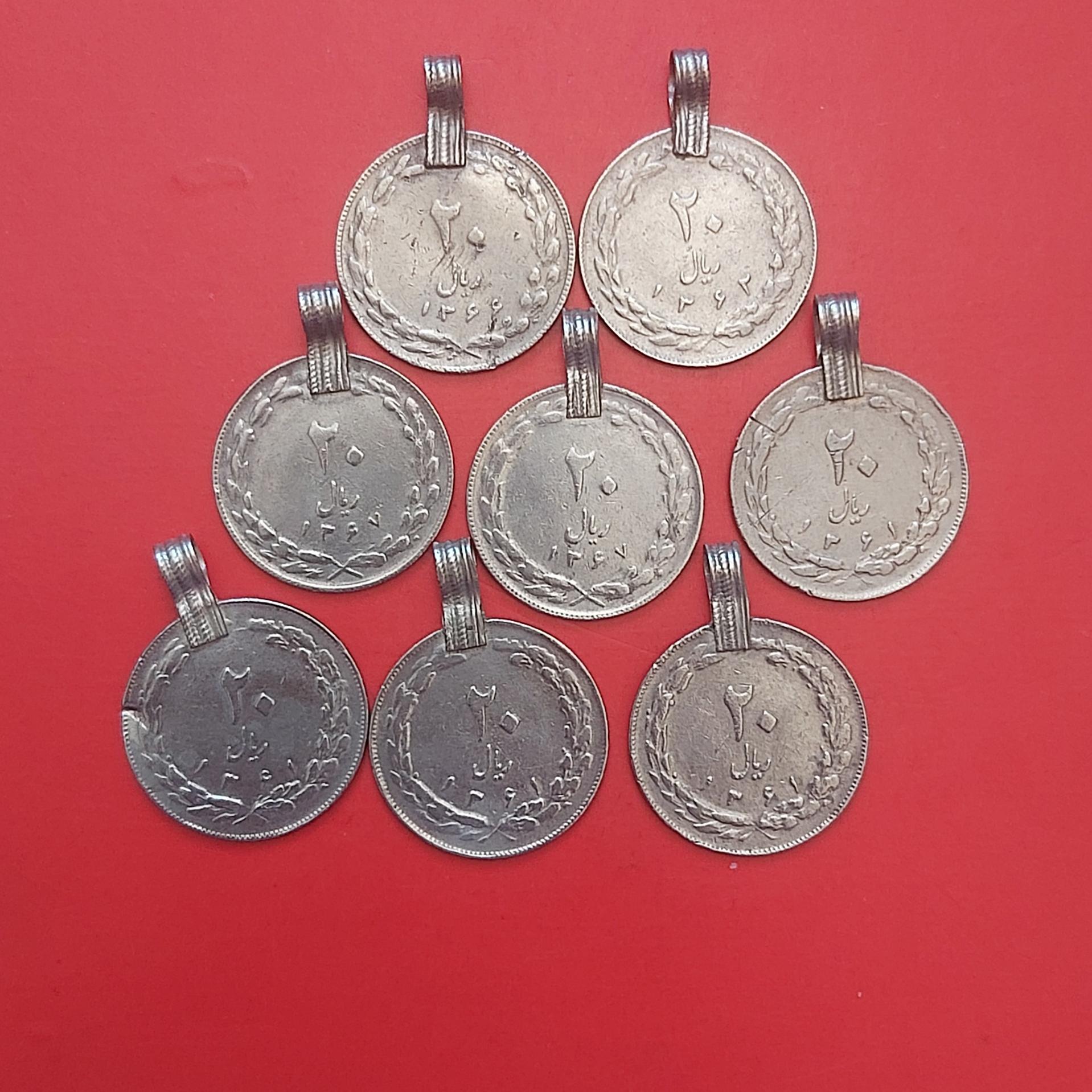 سکه گیره دار 8 عدد