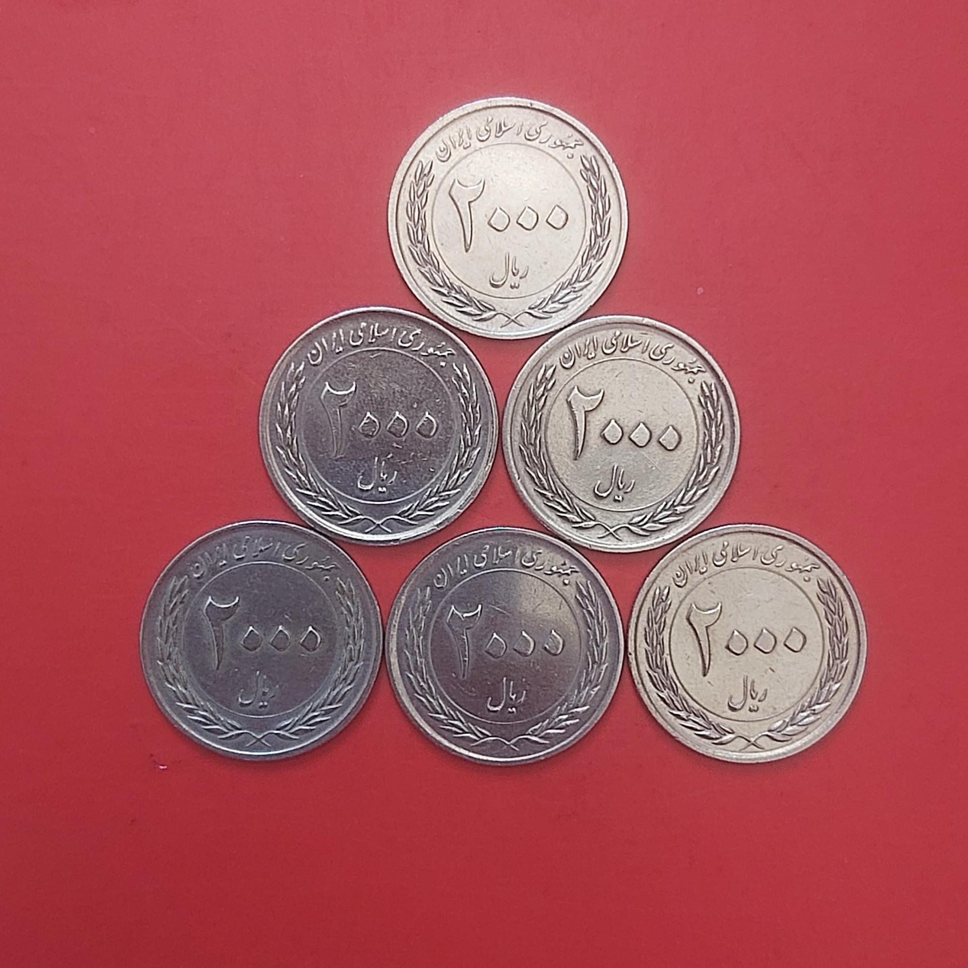 2000 ریالی چشم انداز 6 عدد