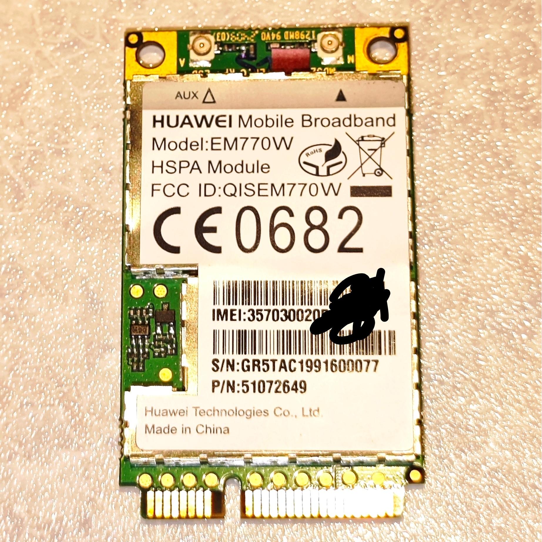ماژول سیم کارت هوآوی مدل huawei em-770w