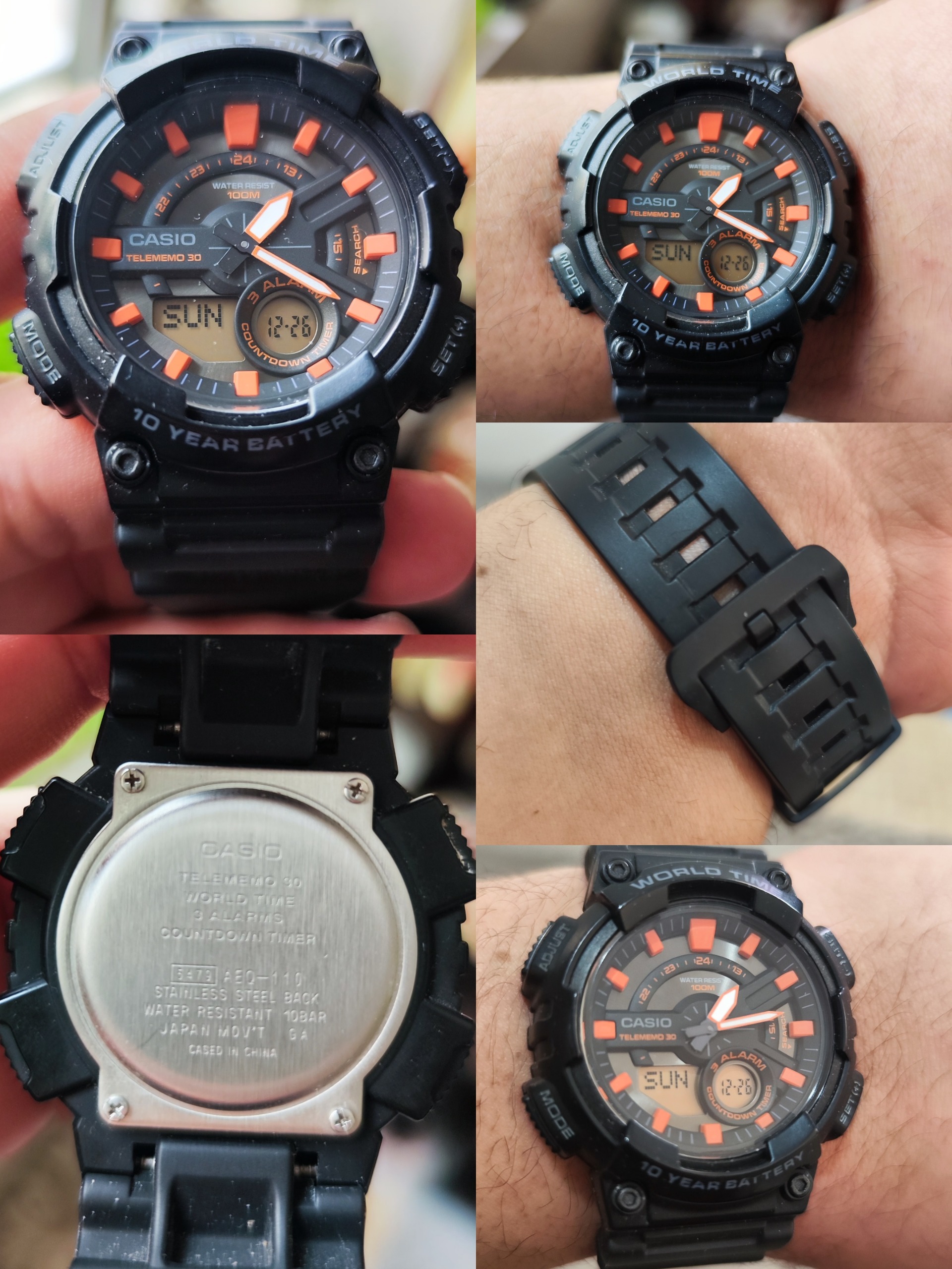 ساعت مچی کاسیو جنرال CASIO AEQ-100
