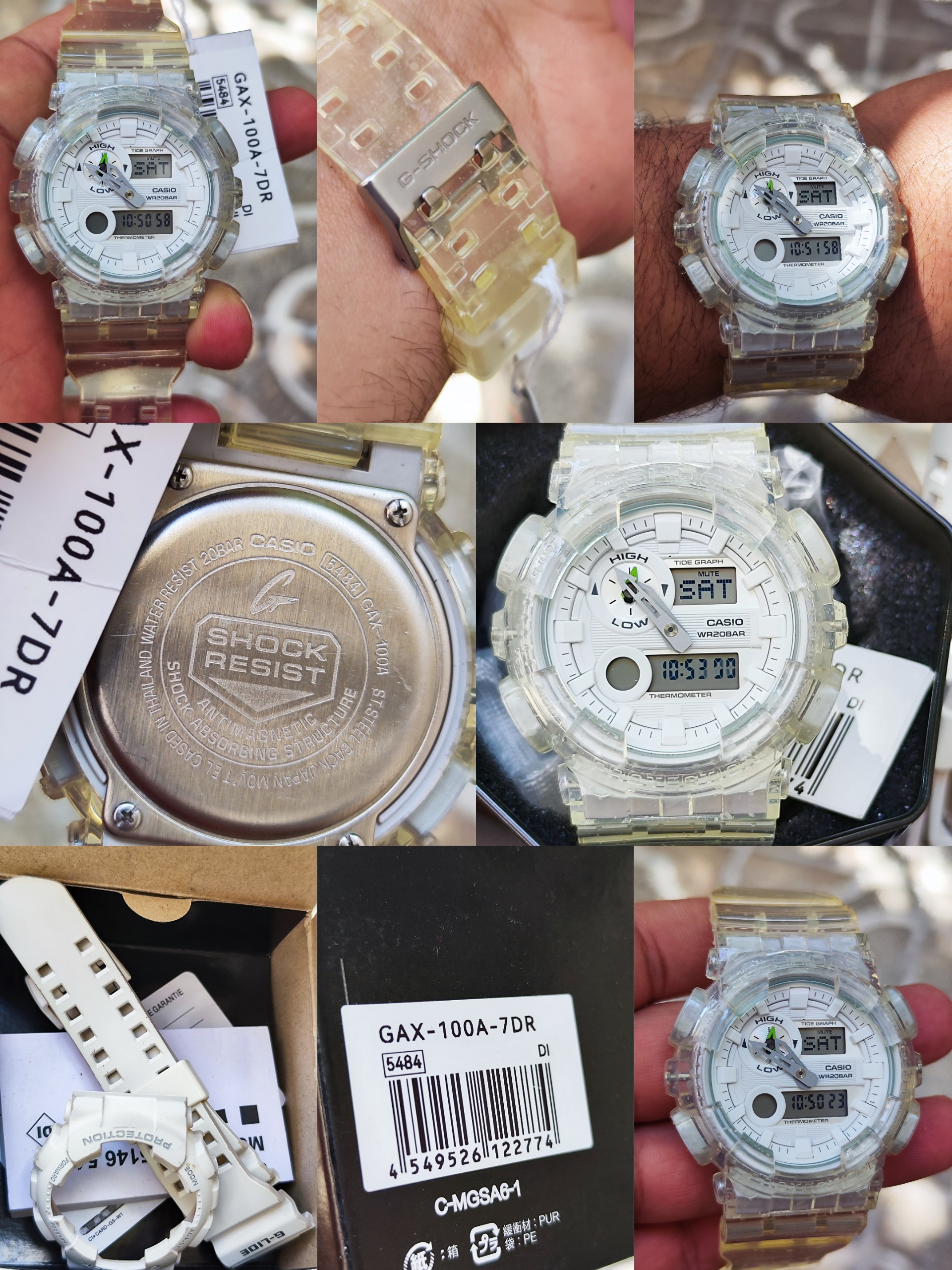 ساعت مچی کاسیو جیشاک اصل CASIO GAX-100