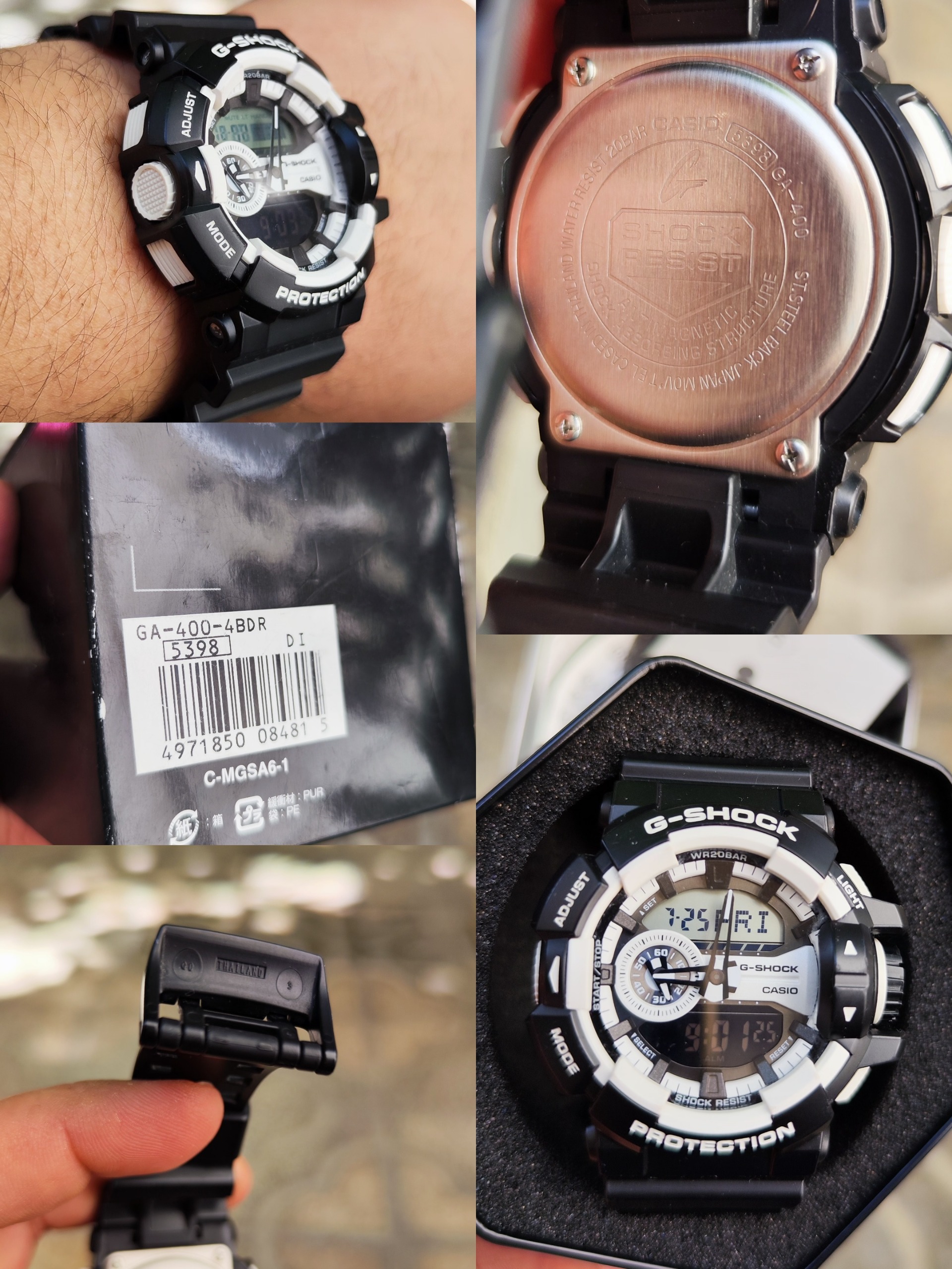 ساعت کمیاب کاسیو جی شاک اصلی gshock CASIO GA-400