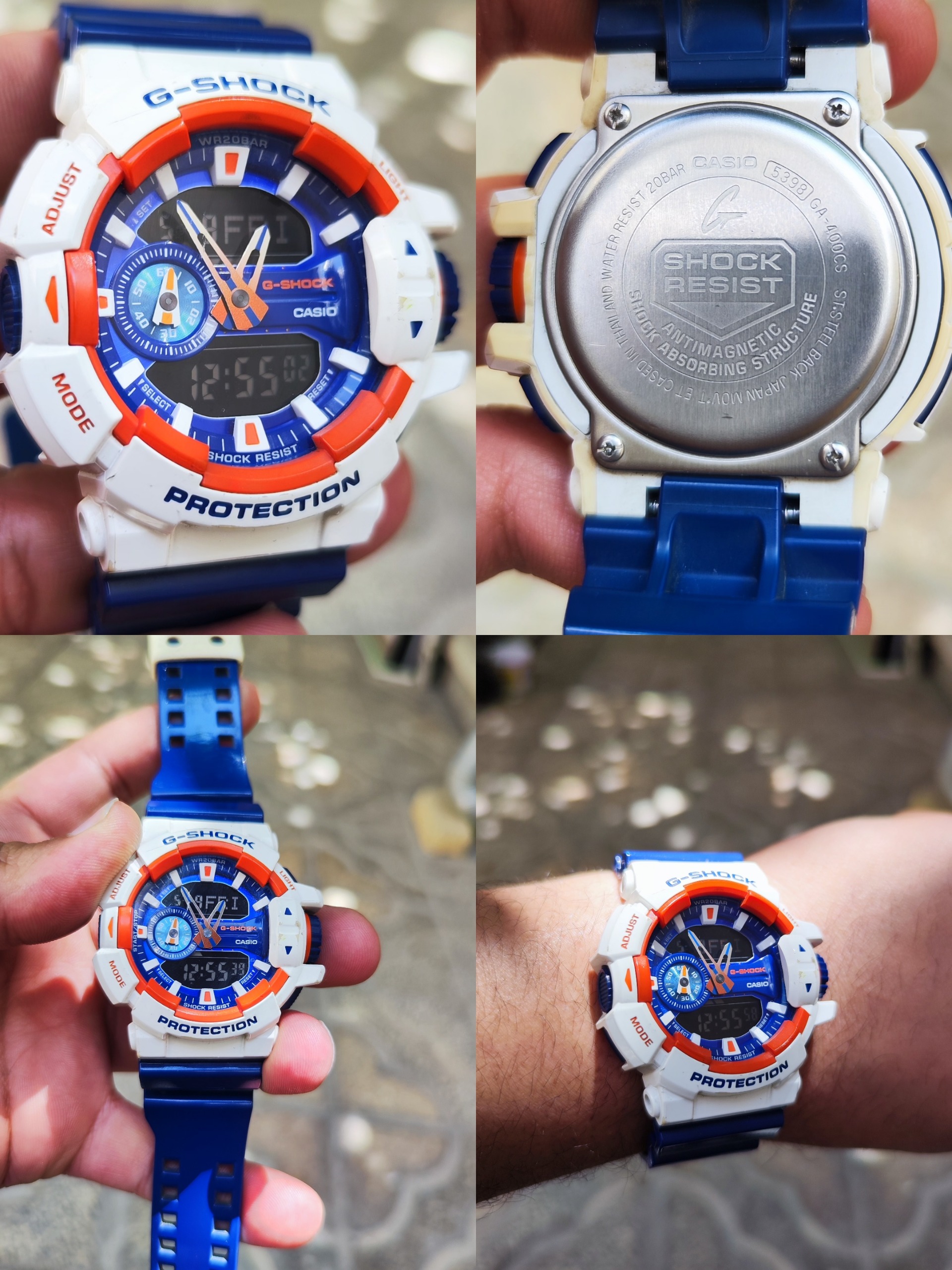 ساعت مچی کمیاب کاسیو جی شاک اصل CASIO GA-400CS
