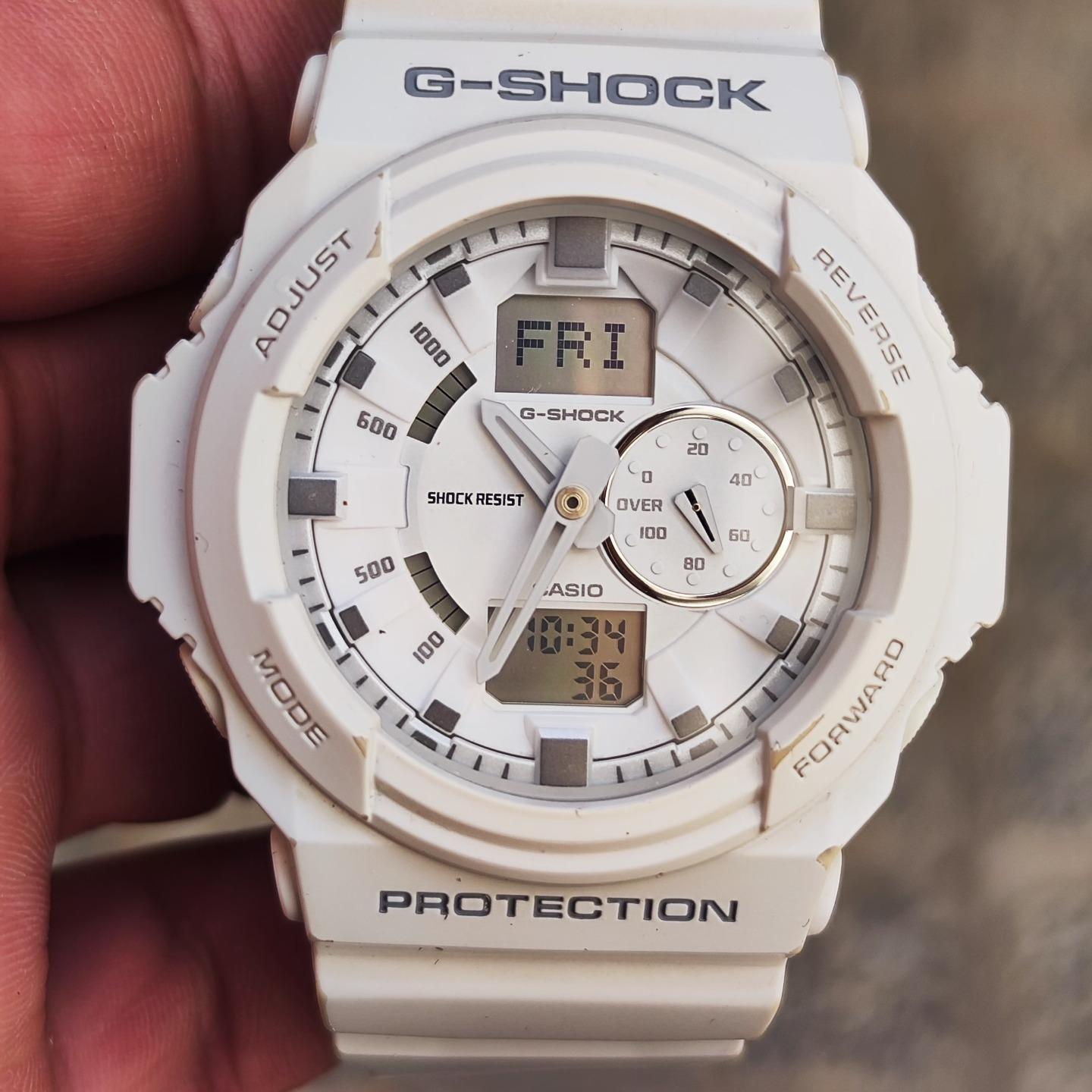 کاسیو جیشاک اصلی سفید casio gshock GA150
