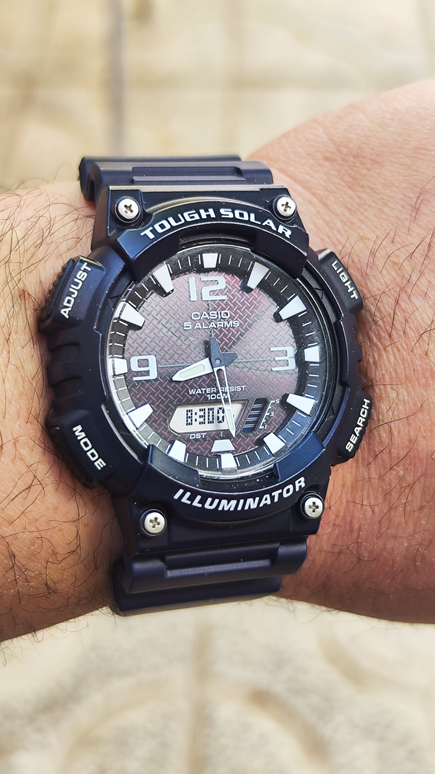 ساعت کاسیو اصلی سولار خورشیدی CASIO AQ-S810W