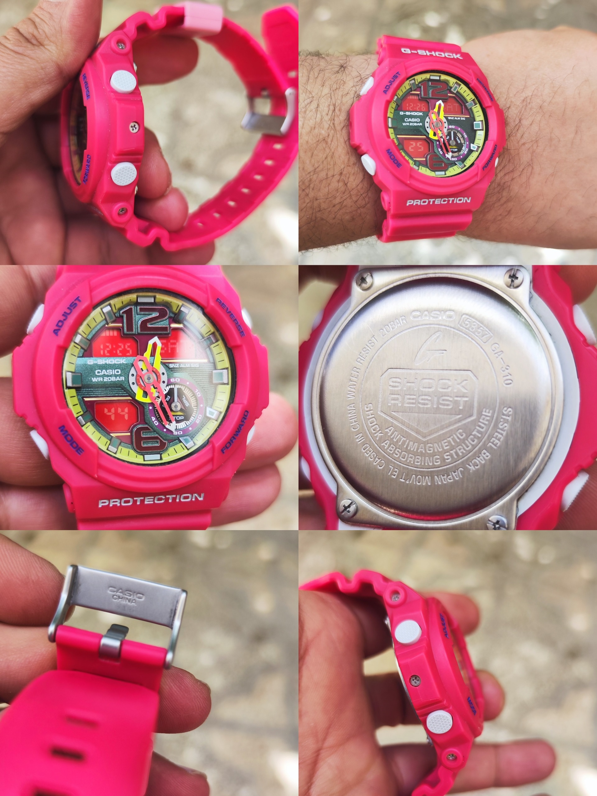 ساعت مچی کمیاب کاسیو جی شاک اصلی  G SHOCK GA310