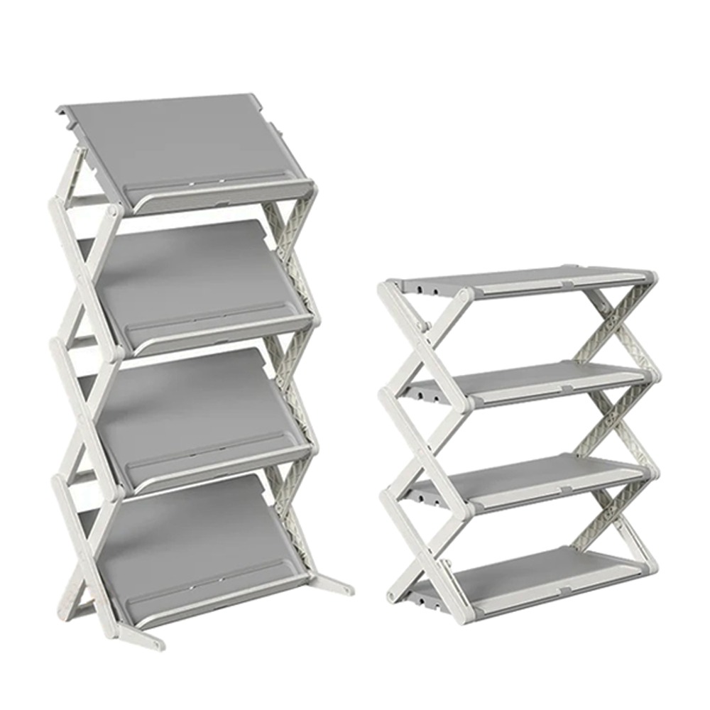 جا کفشی چند کاره تاشو چهار طبقه