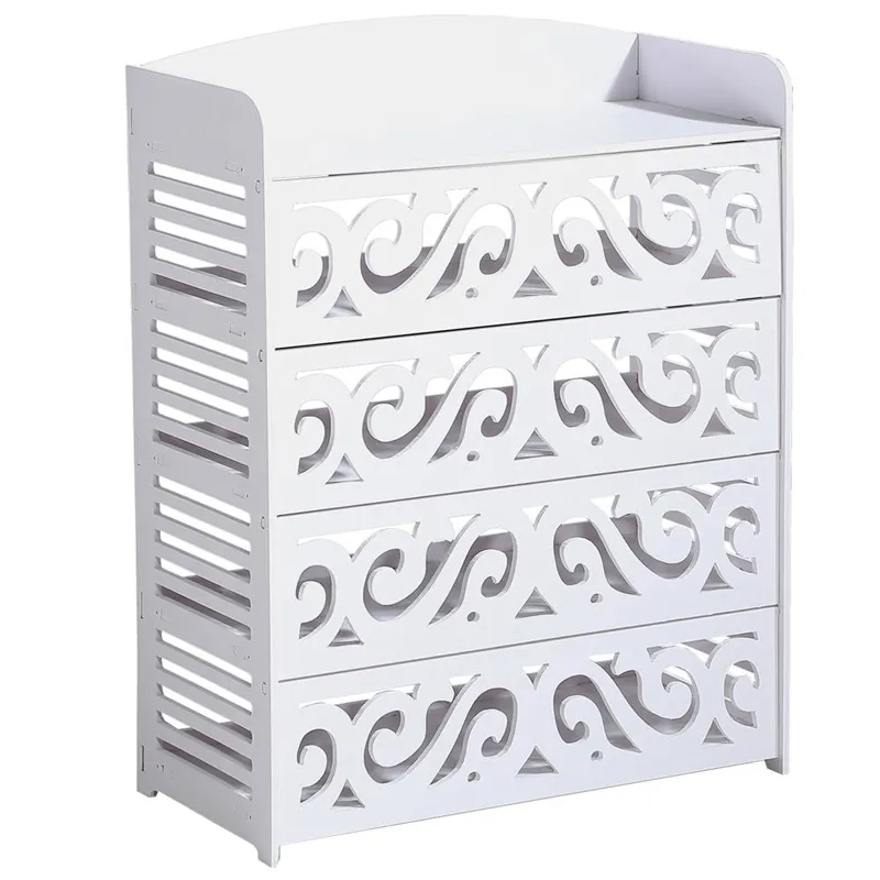 شلف جاکفشی چهار طبقه درب دار