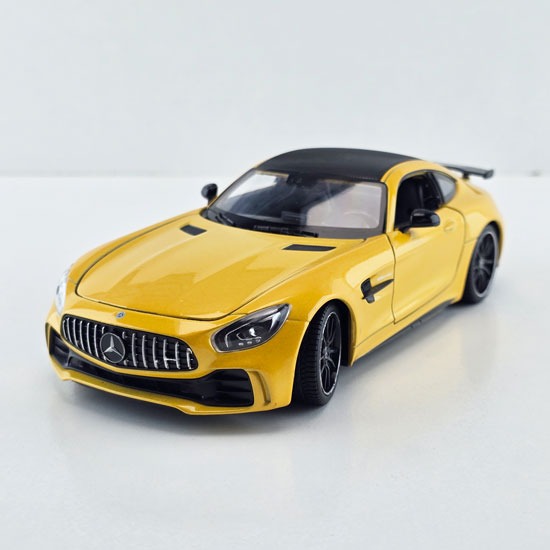 ماکت مرسدس بنز AMG GTR طلایی ویلی WELLY
