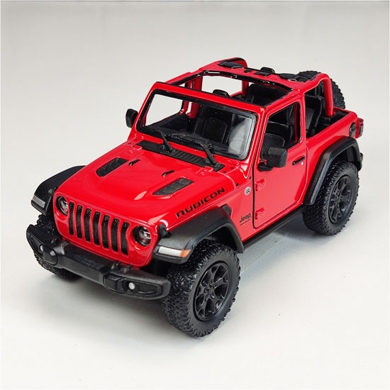 ماکت جیپ رانگلر قرمز کینزمارت Jeep kinsmart